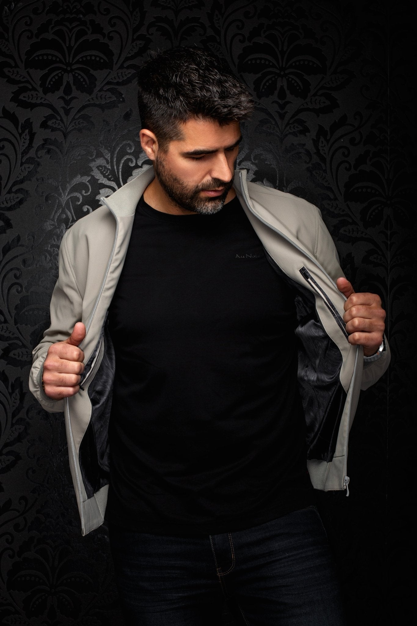Veste Bomber | LIMAO-MAXWELL, Khaki - AU NOIR