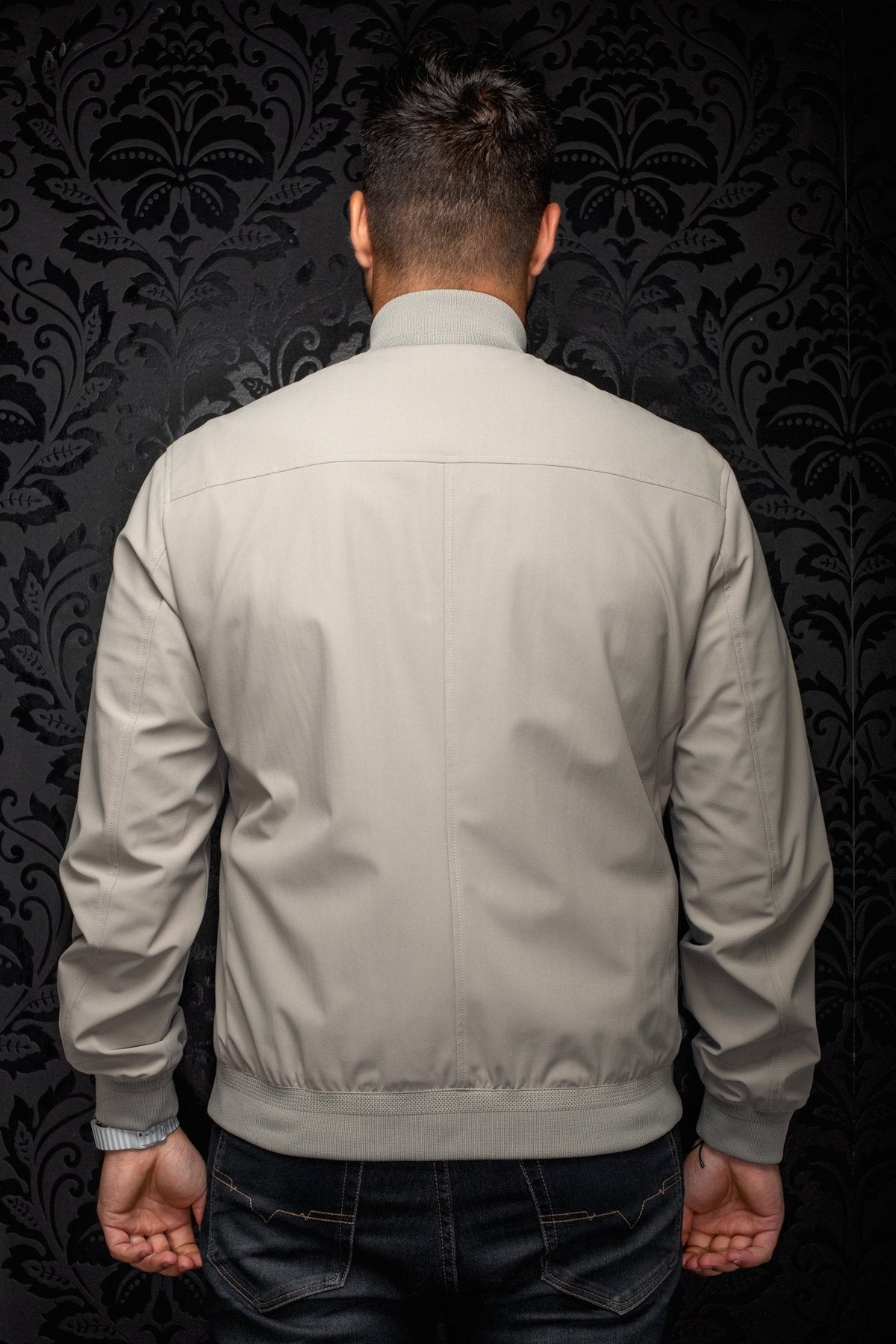 Veste Bomber | LIMAO-MAXWELL, Khaki - AU NOIR