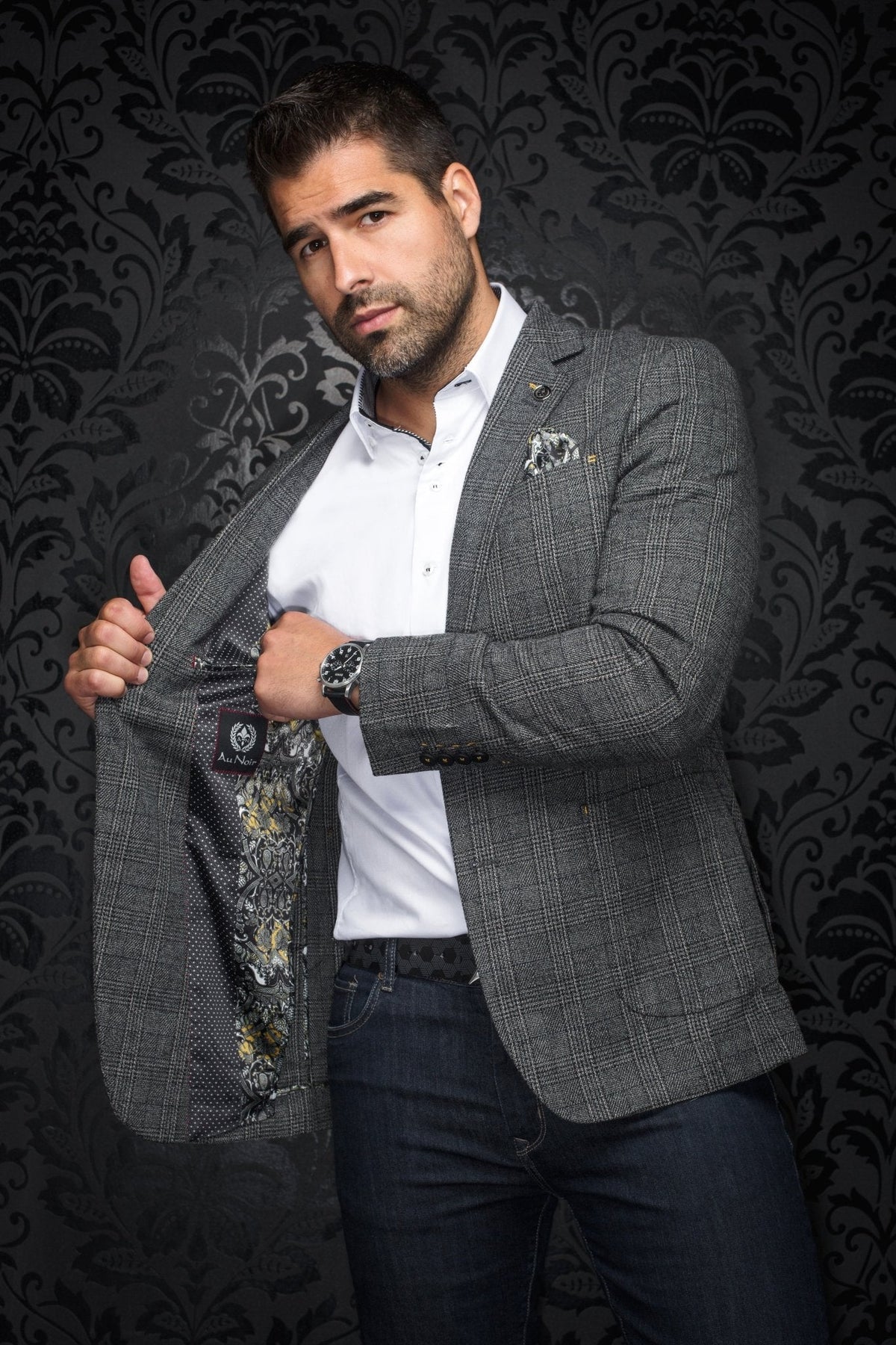 VESTON | CARELL, Black - AU NOIR
