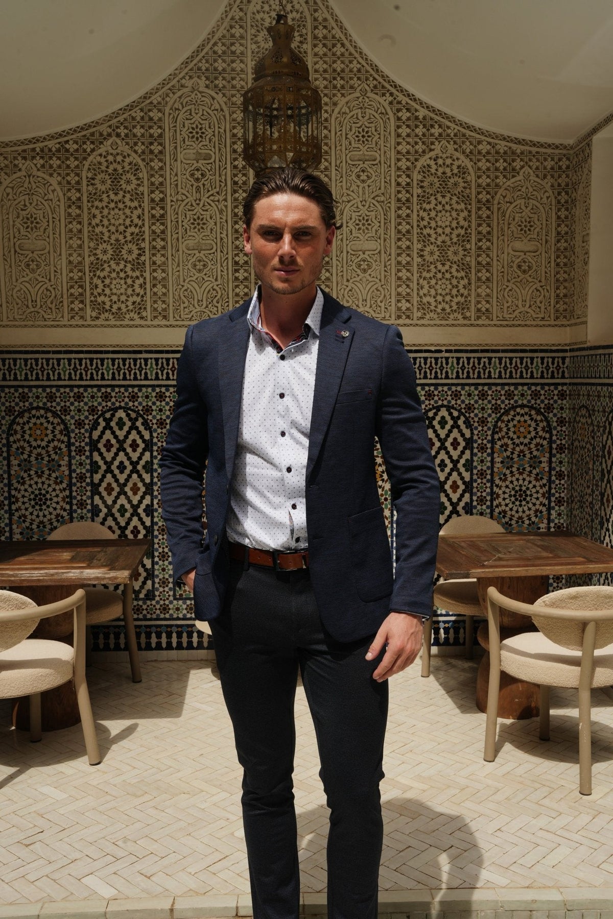 VESTON | DELON, Navy - AU NOIR