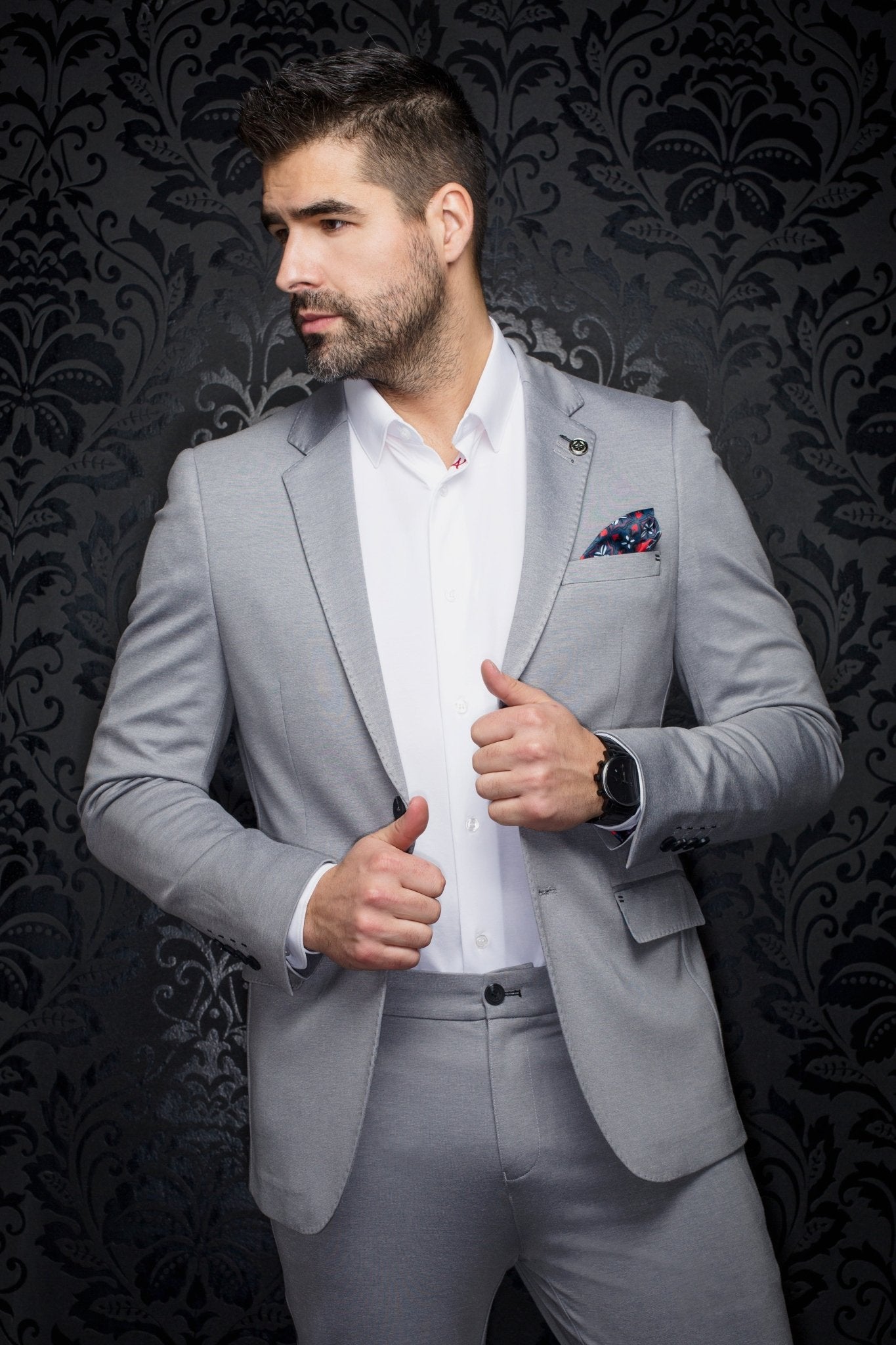VESTON | GIACOMO, Silver - AU NOIR