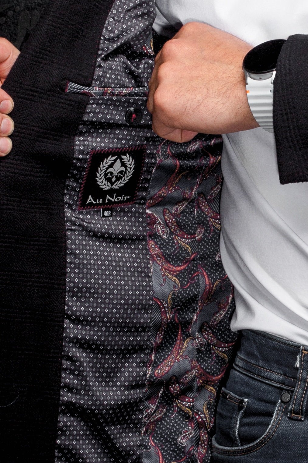 VESTON | HAWKE, Black - AU NOIR