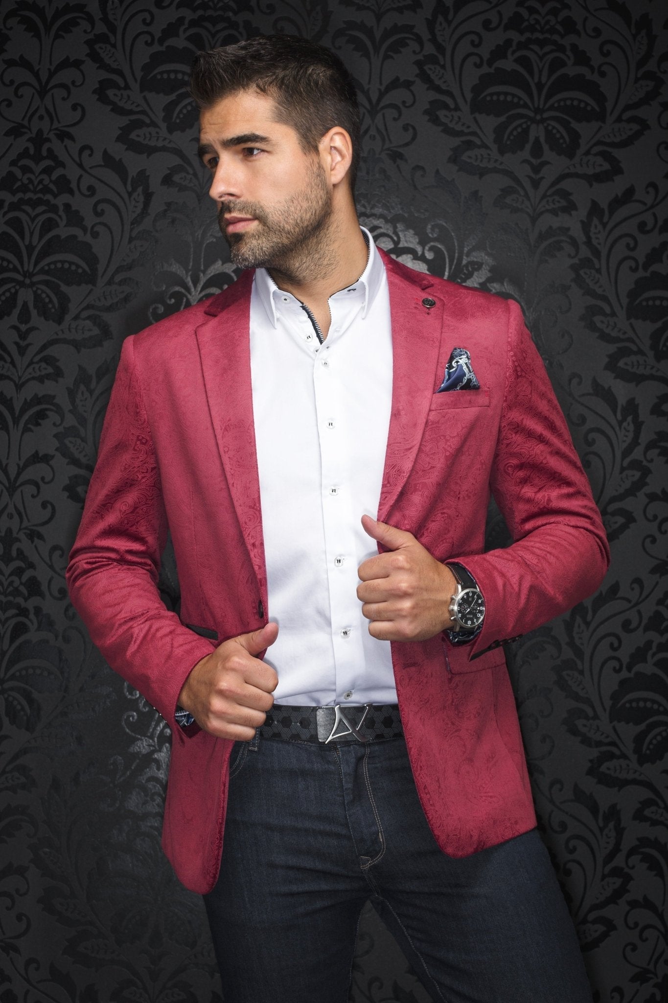 VESTON | JACKMAN, Cranberry - AU NOIR