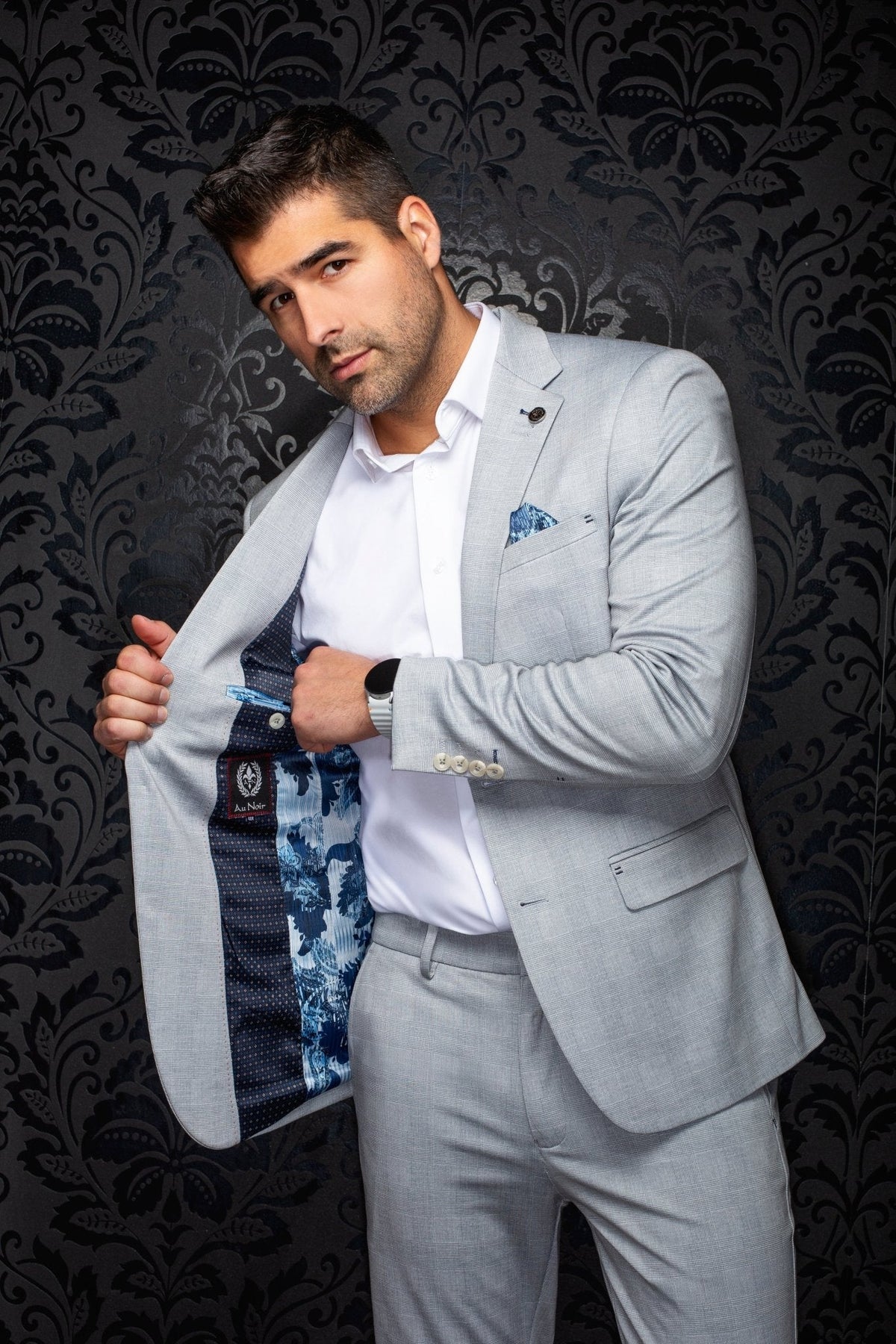 VESTON | LIAM, Grey - AU NOIR