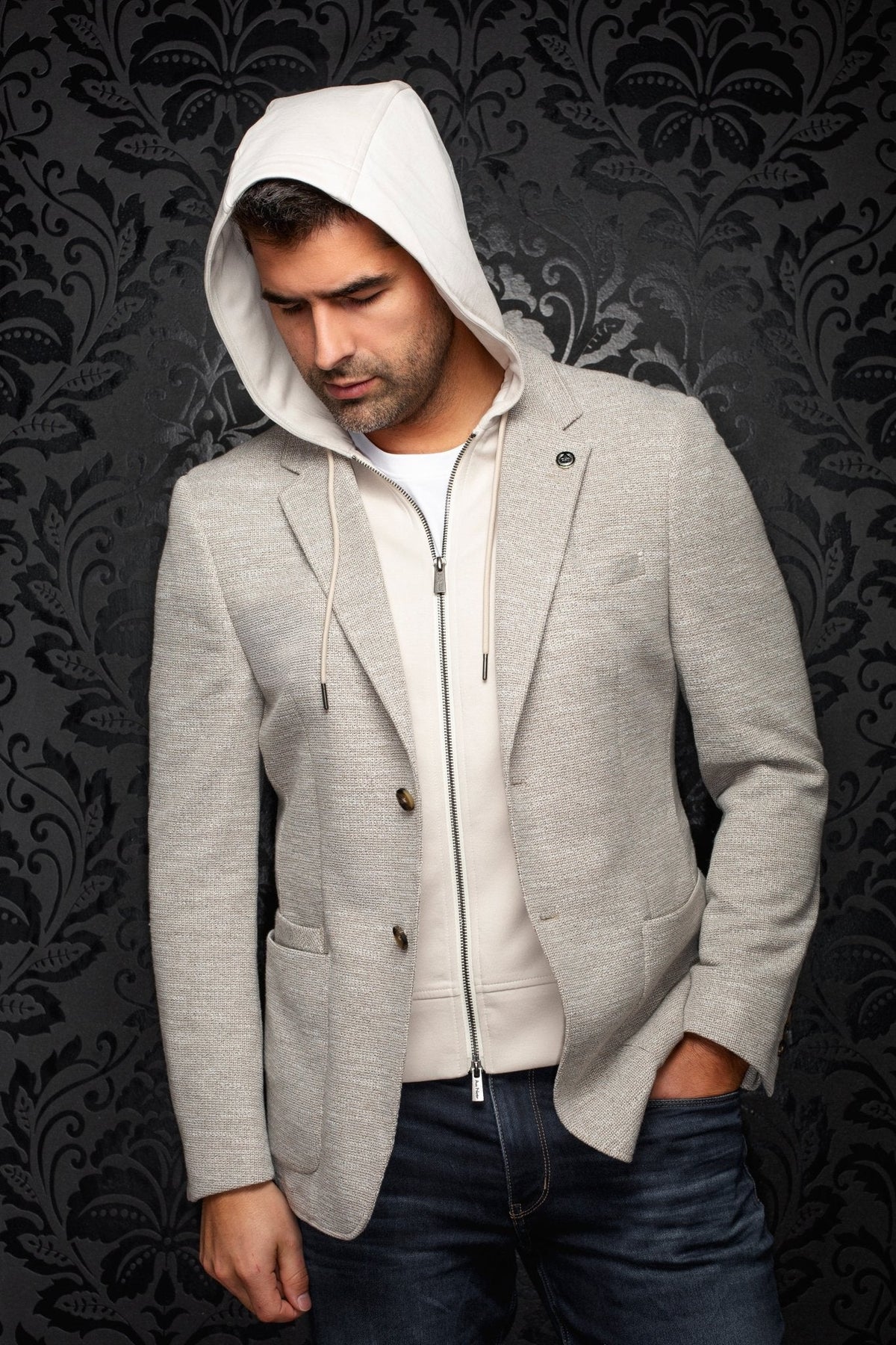 VESTON | NOAH - HOOD, Beige - AU NOIR