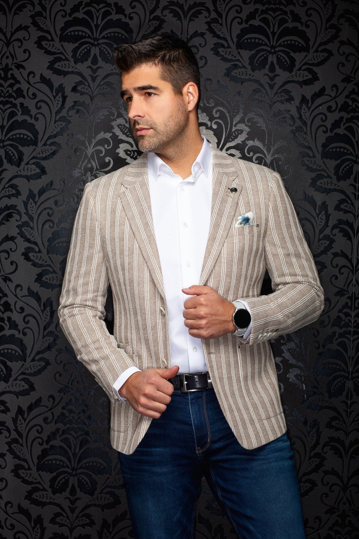 VESTON | REMY, Beige - AU NOIR