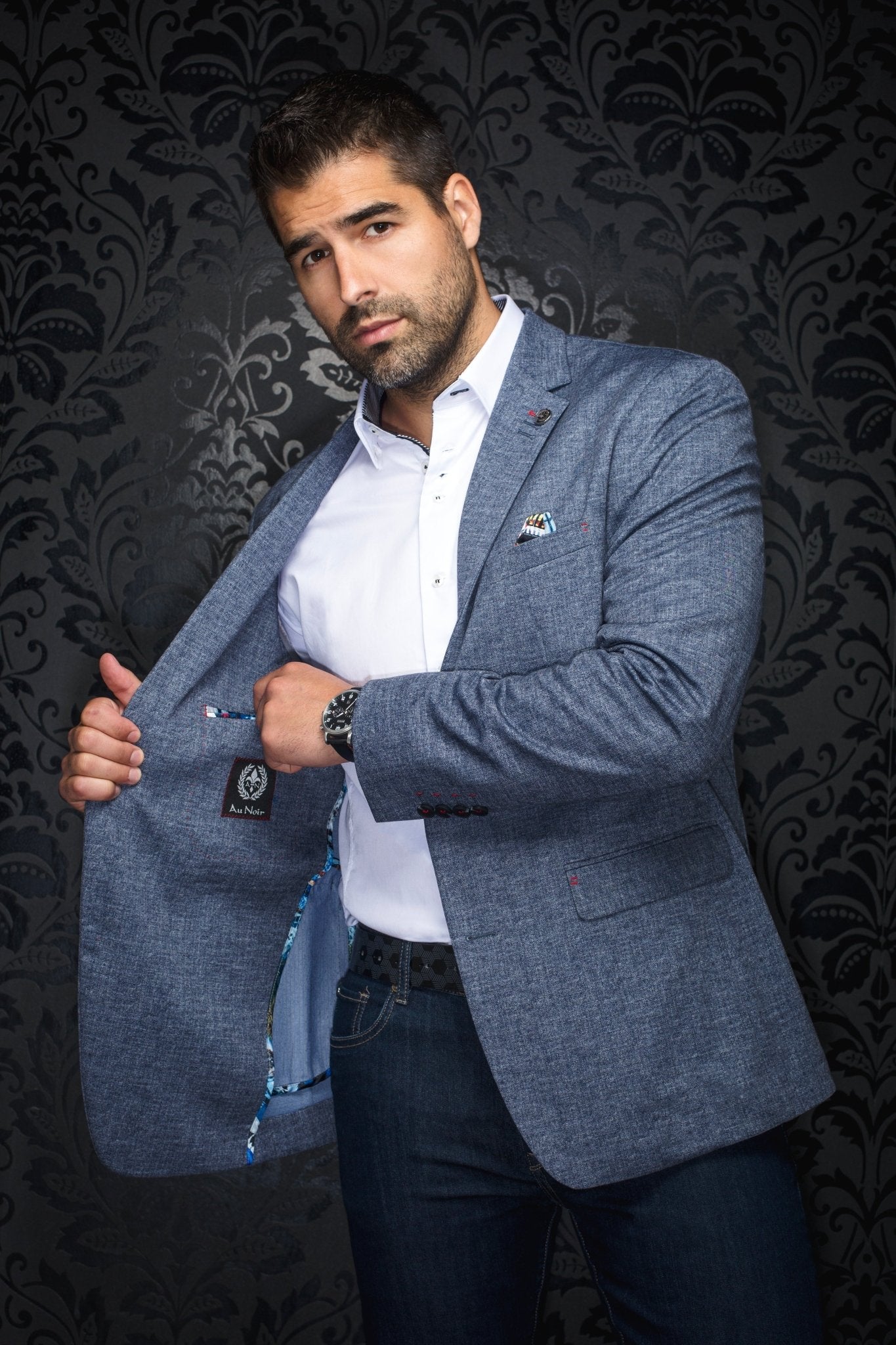 VESTON | REYNOLDS, Med Grey - AU NOIR