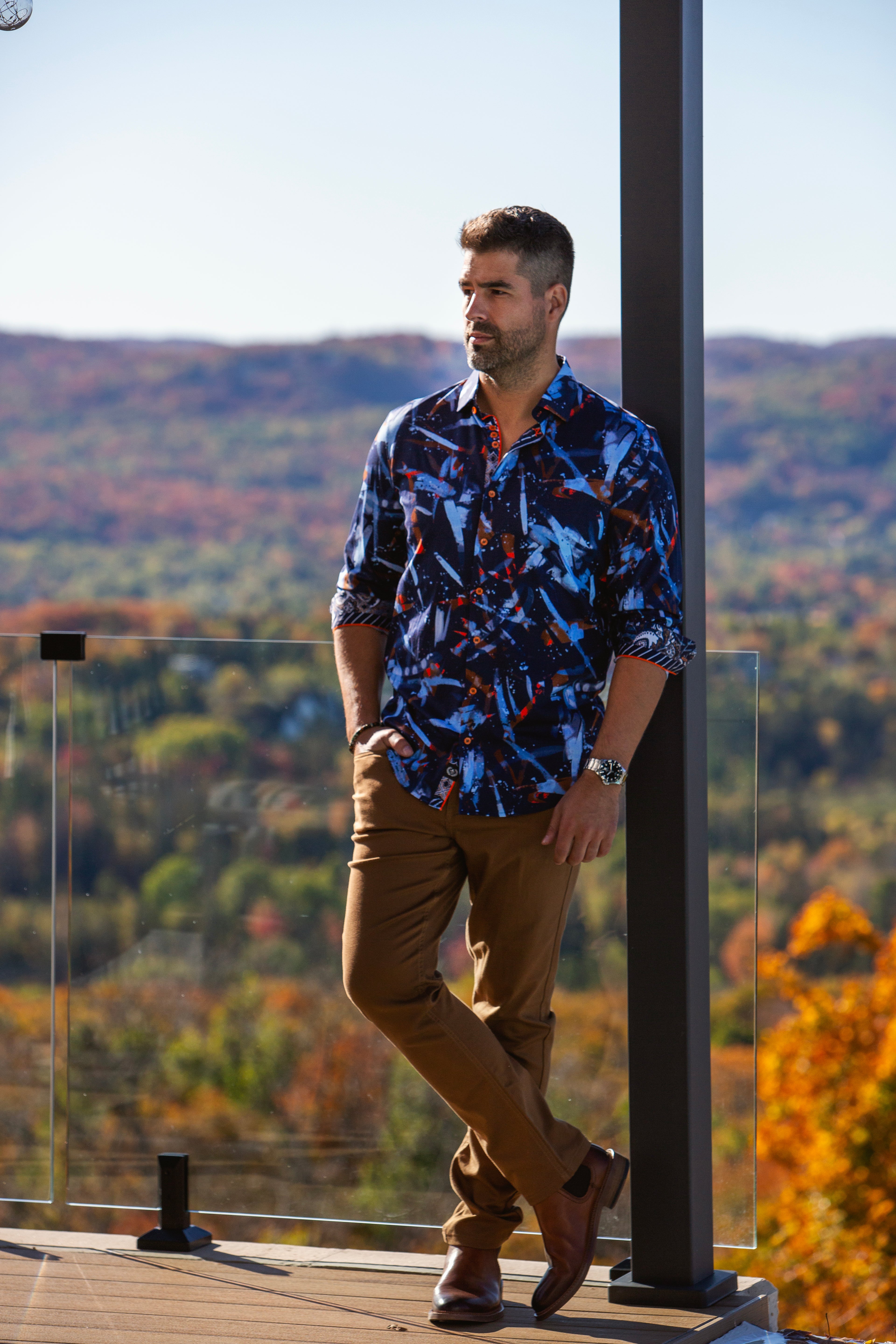 CHEMISE | ZANDER, Navy