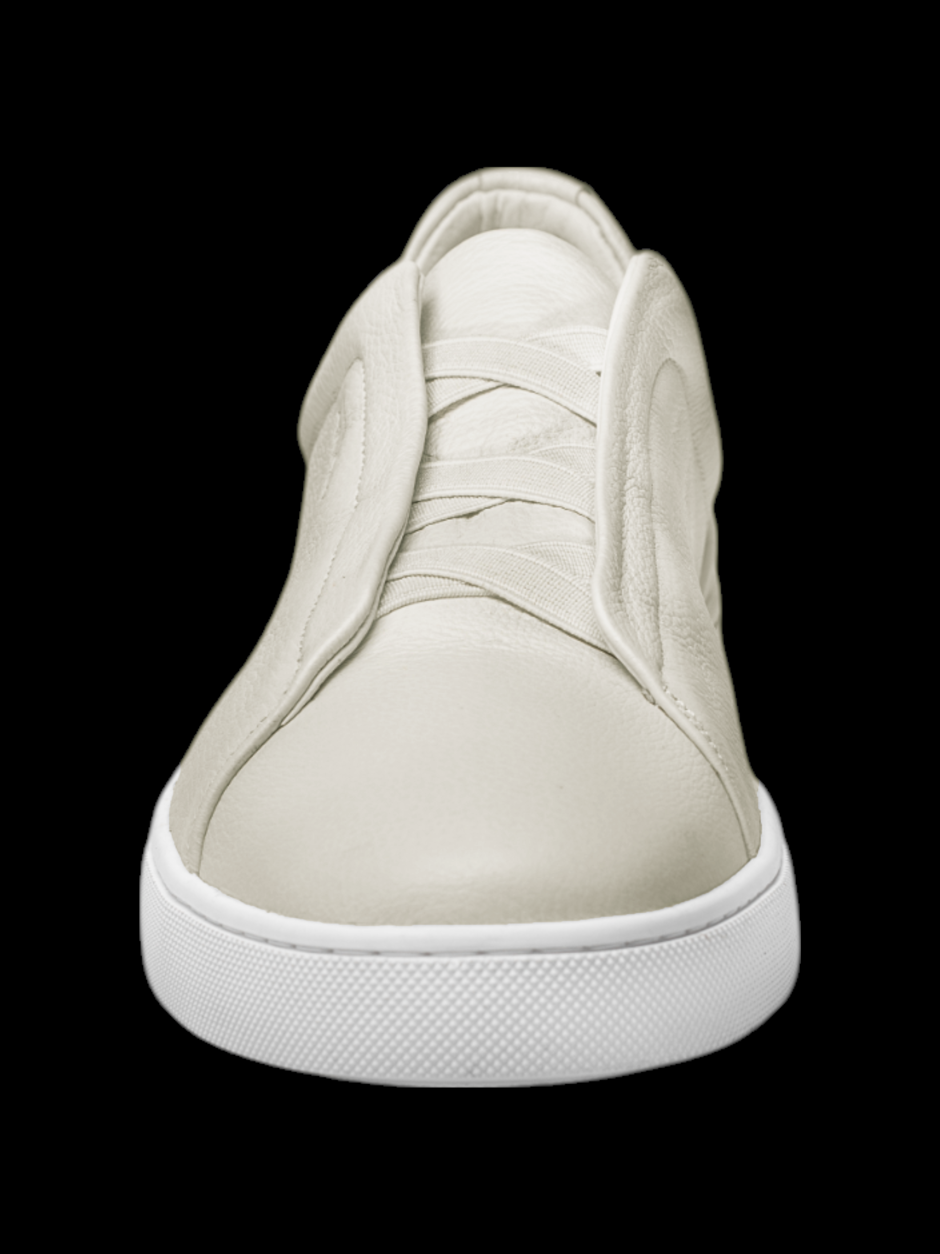 CHAUSSURE CUIRE SLIP-ON | HOLDEN, White/Cream