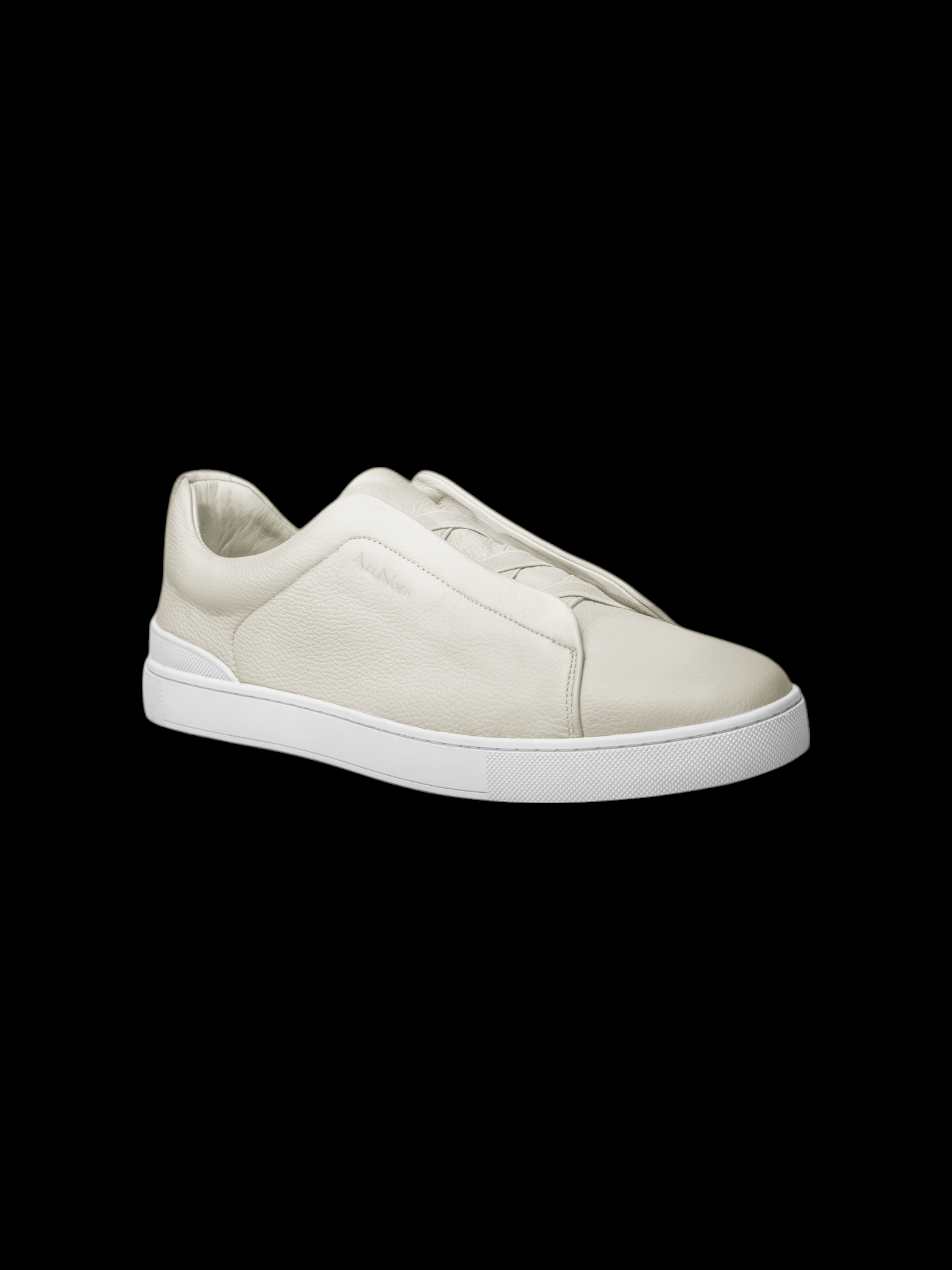 CHAUSSURE CUIRE SLIP-ON | HOLDEN, White/Cream