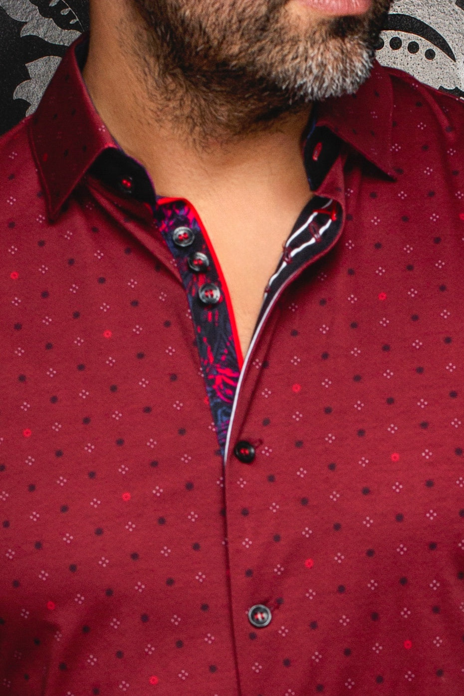 CHEMISE | CLYDE, Burgundy