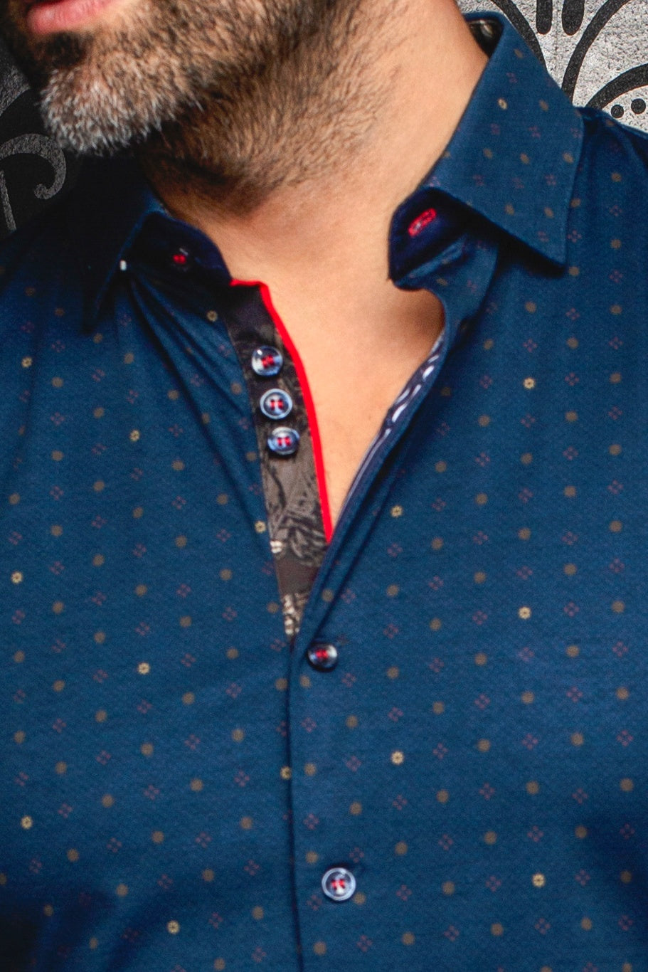 CHEMISE | CLYDE, Navy Tobacco