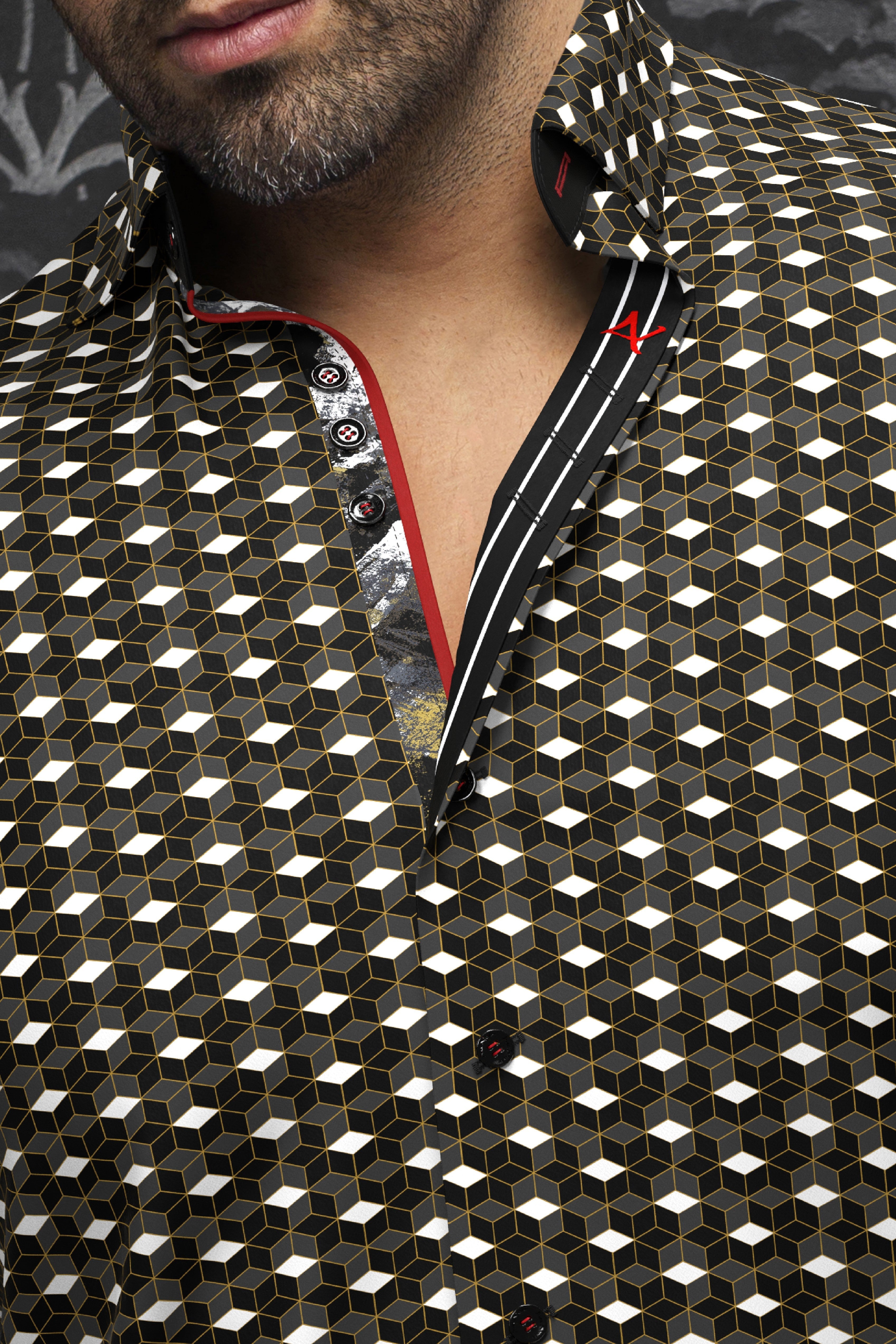 CHEMISE | SUARINO, Black Gold