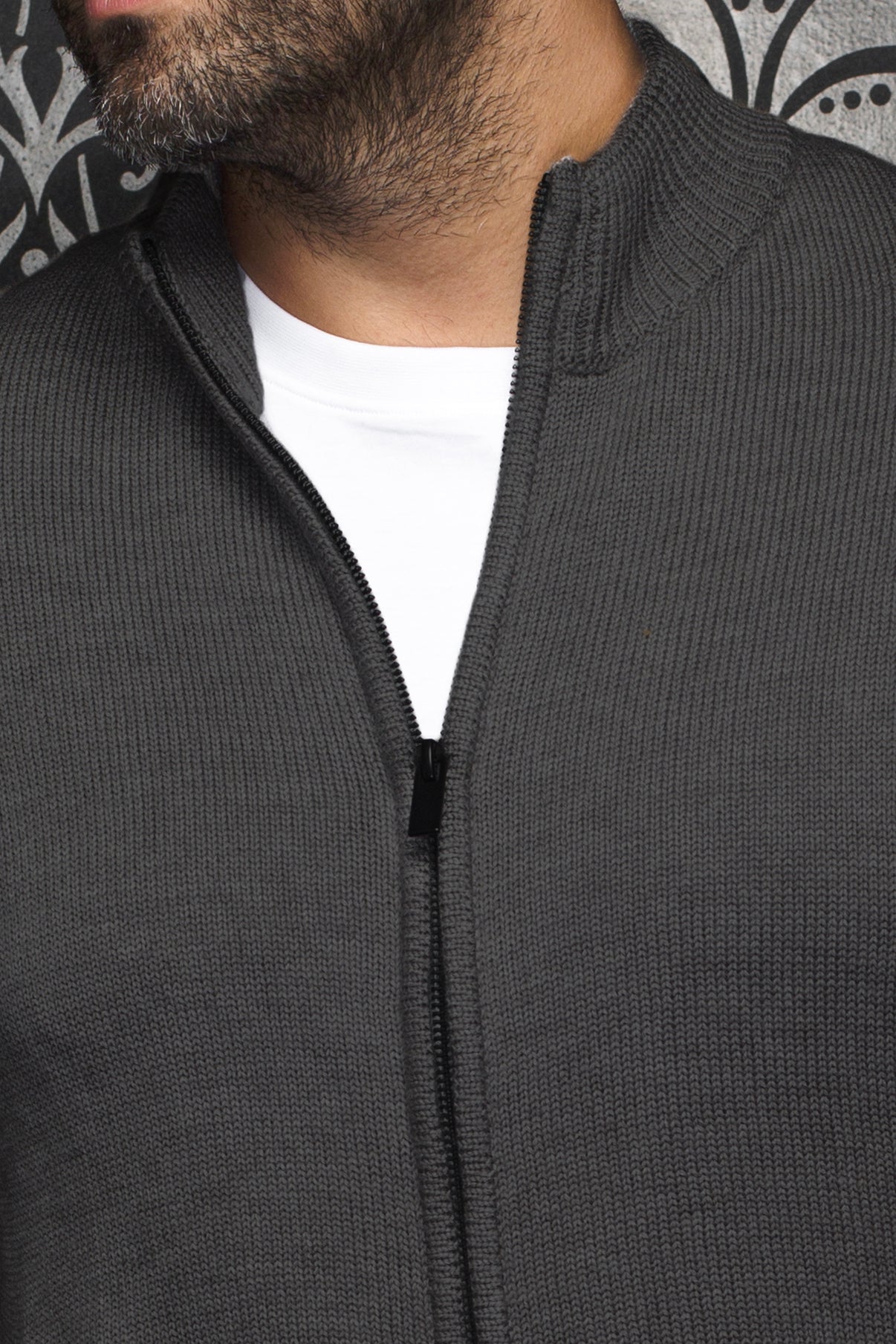 CHANDAIL EN LAINE MÉRINOS |  ESTEBAN, charcoal