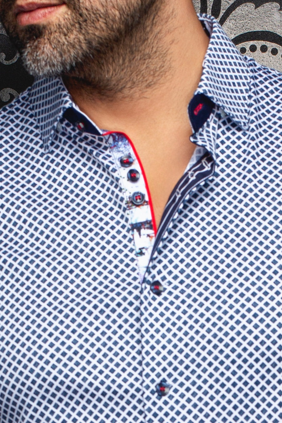 CHEMISE | FIERO, White Navy