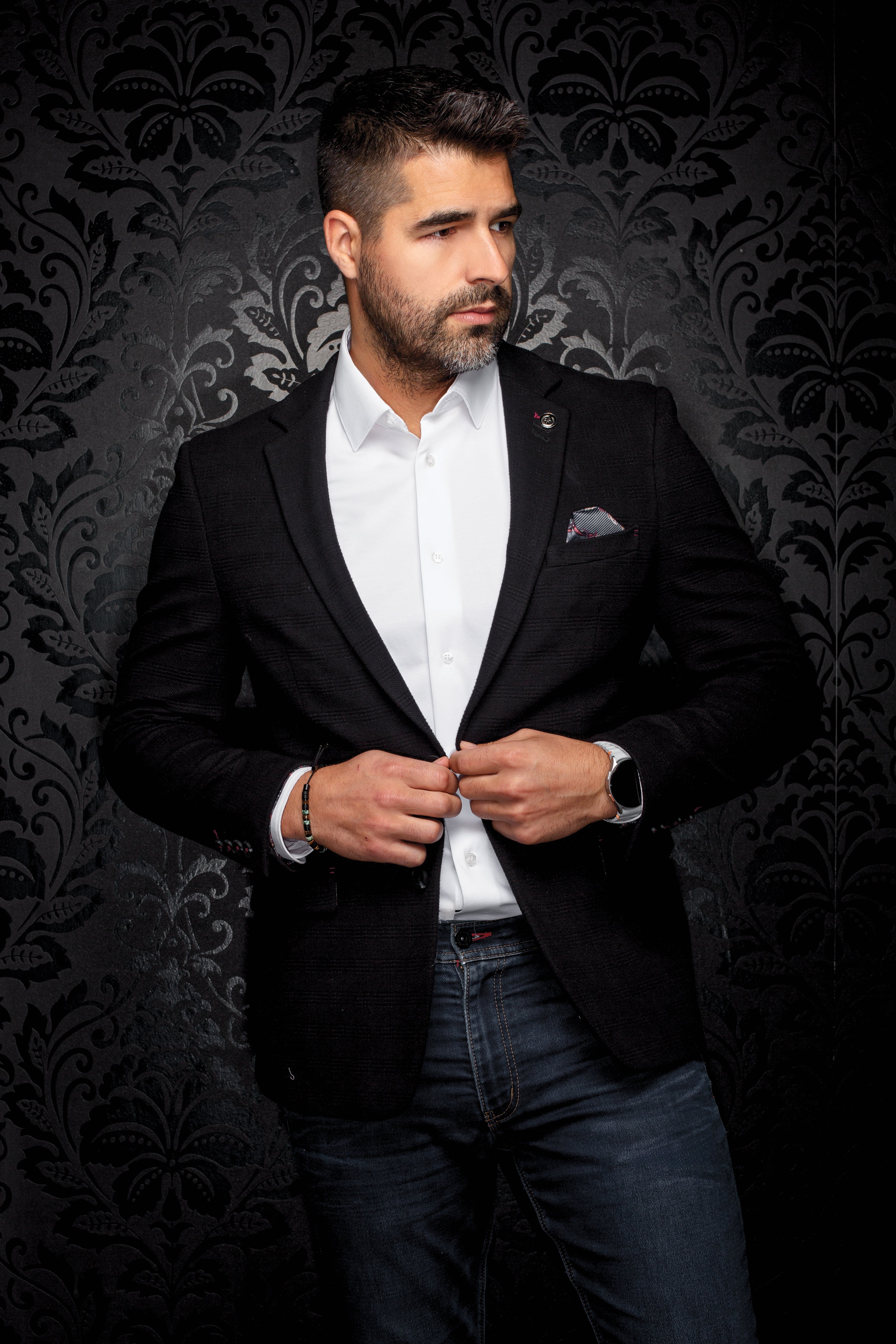 VESTON | HAWKE, Black