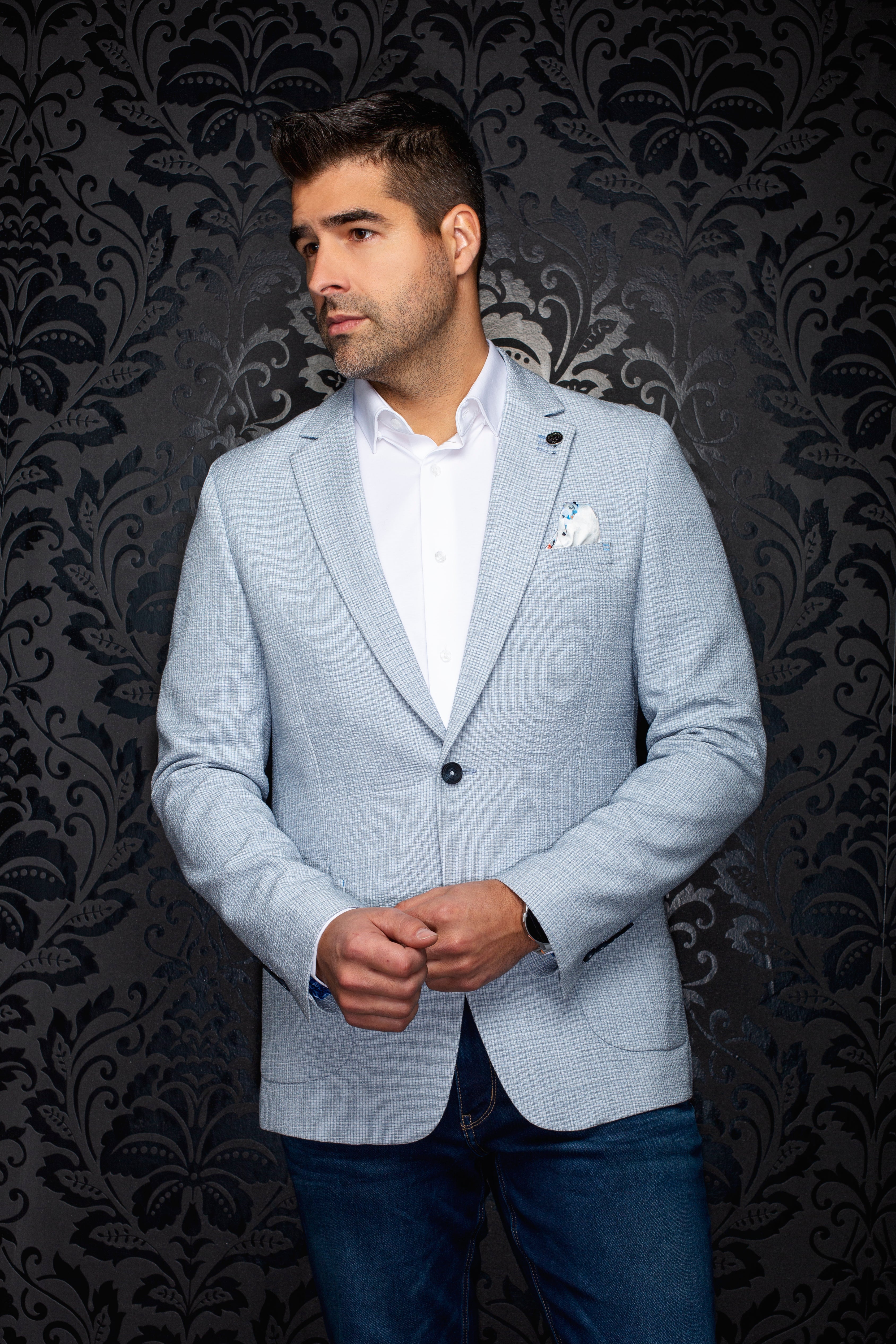 VESTON | JACE, Light Blue