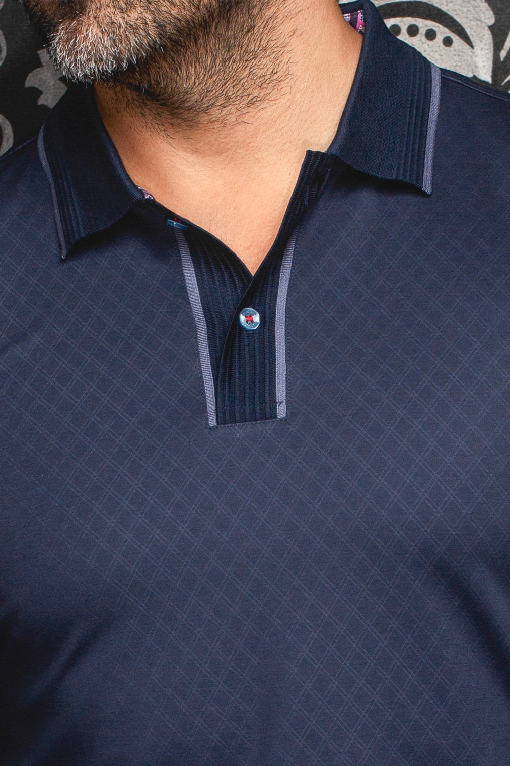 POLO MANCHES LONGUES | KANT, Navy