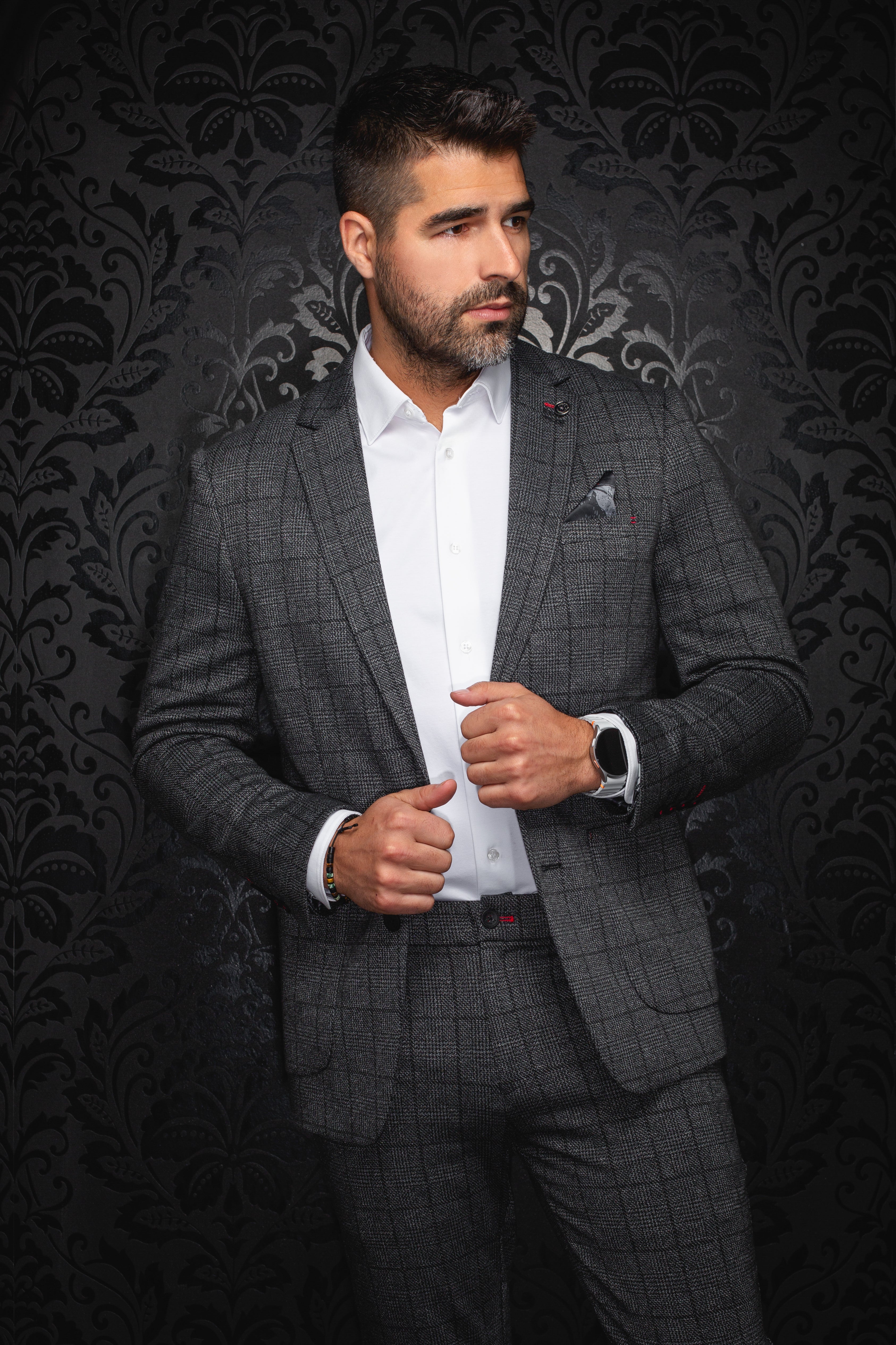 VESTON | WEAVING, Black