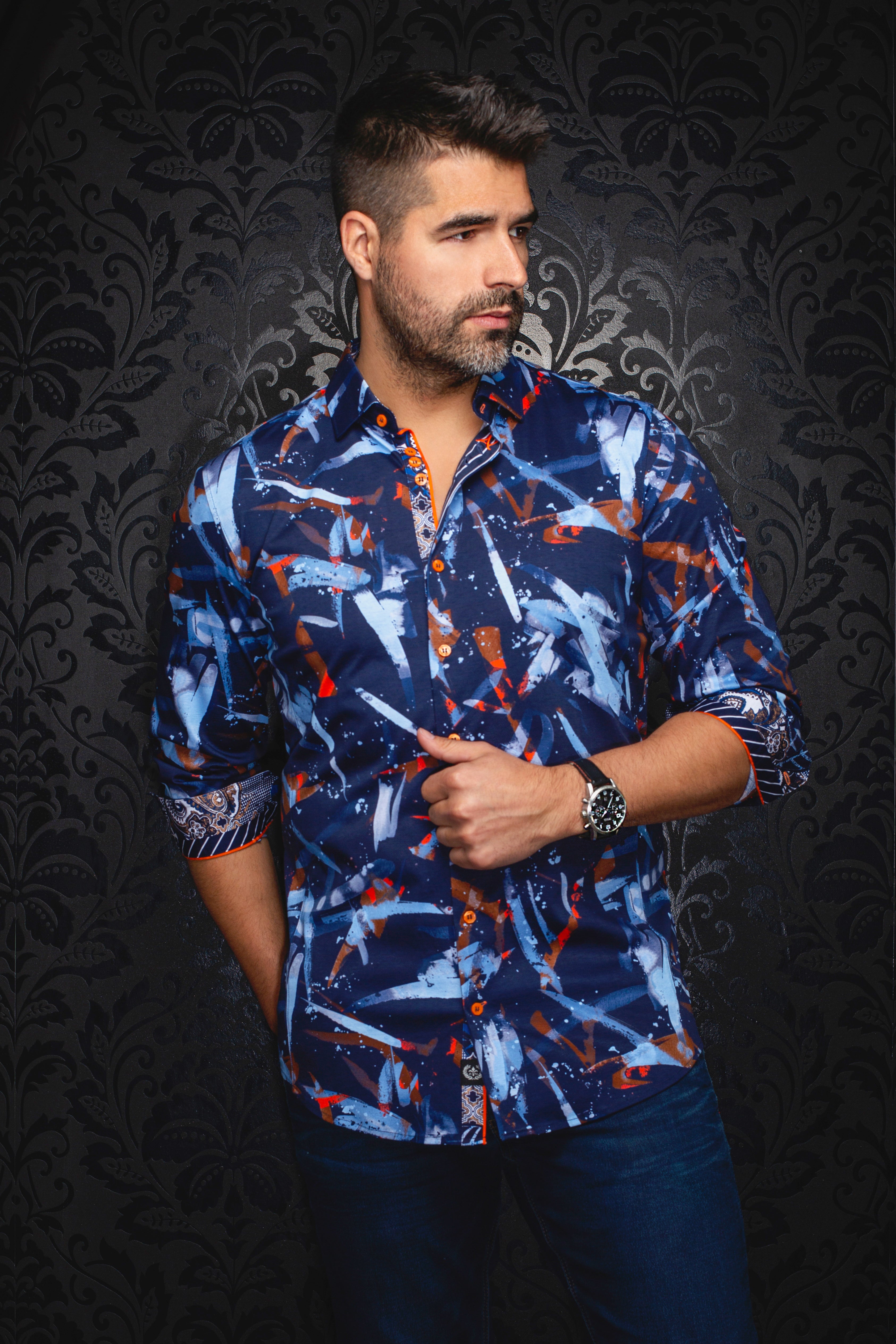 CHEMISE | ZANDER, Navy