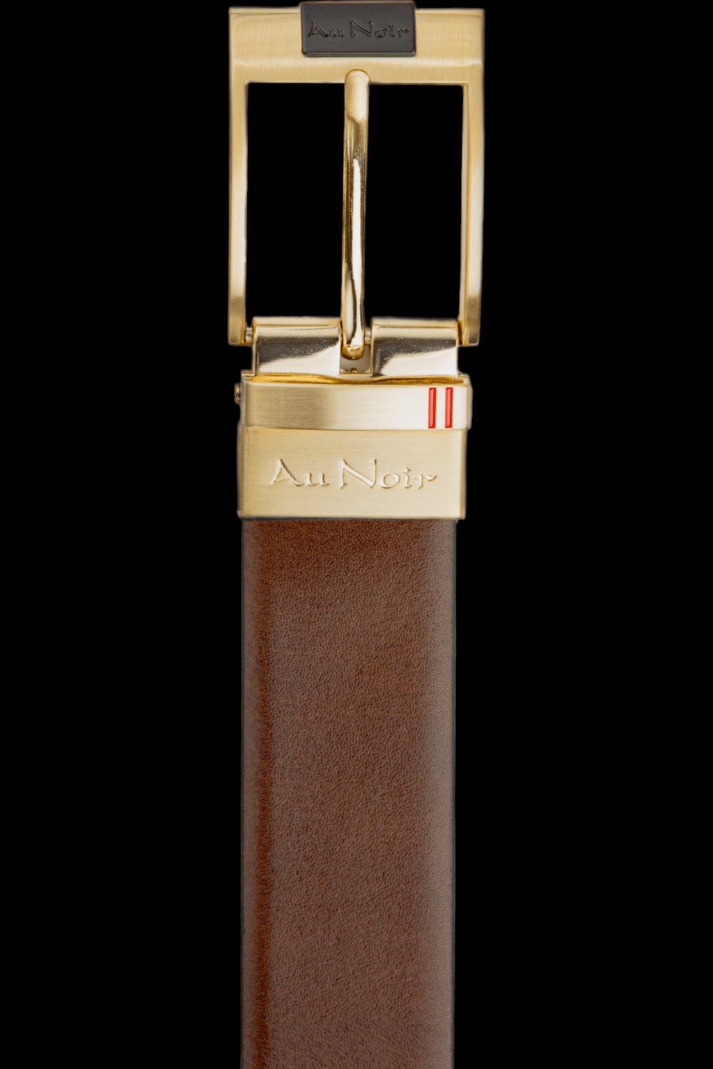 CEINTURE RÉVERSIBLE | DESOTO GOLD, noir - brun - AU NOIR