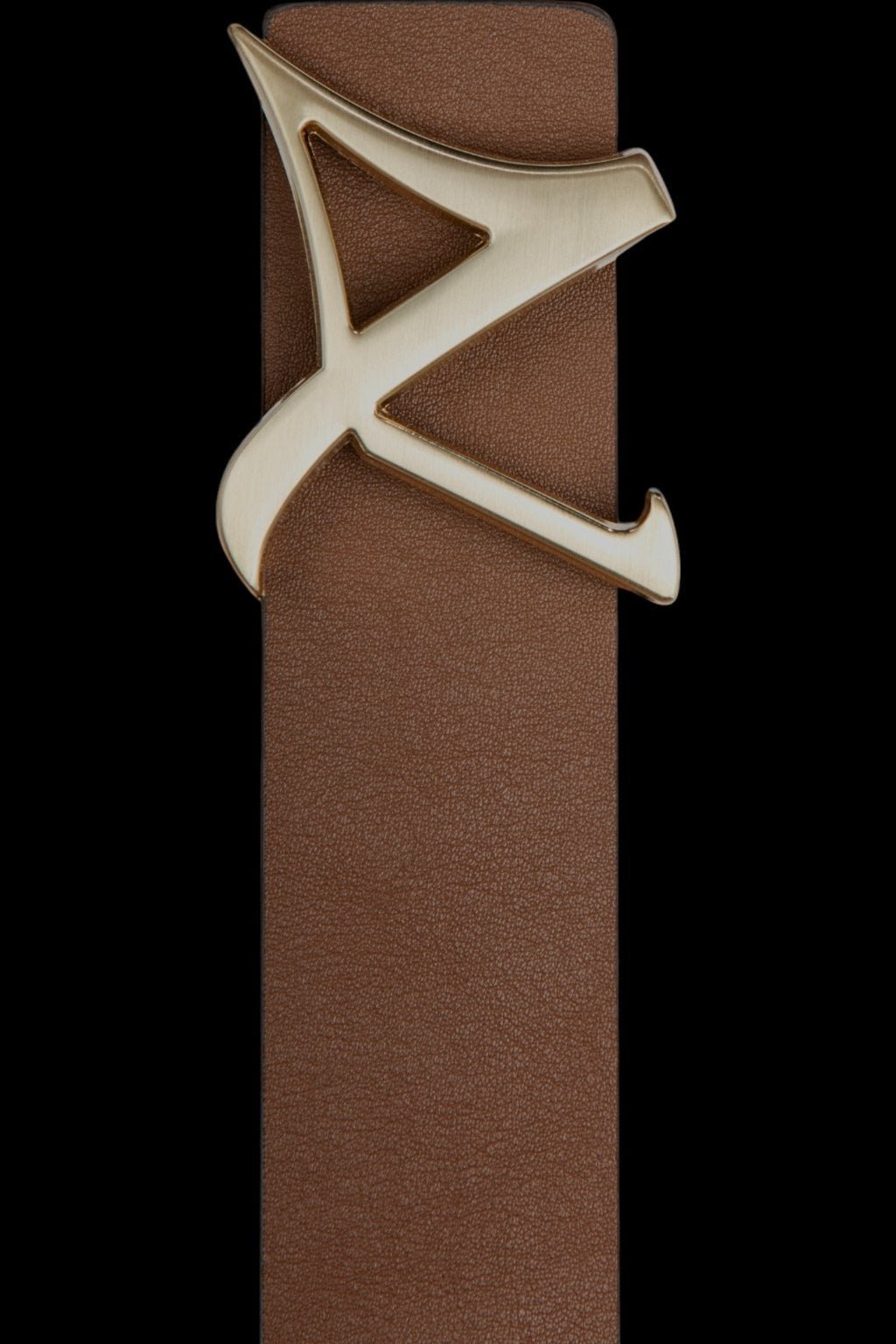 CEINTURE RÉVERSIBLE | SHELBY GOLD, brun - AU NOIR