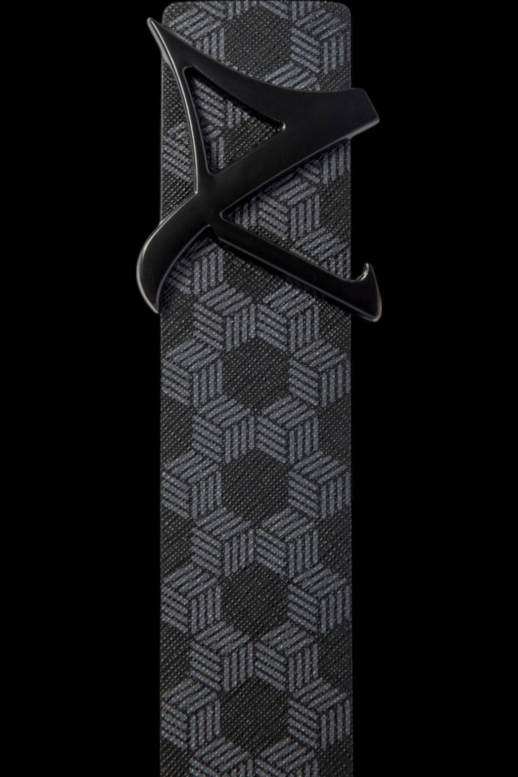 CEINTURE RÉVERSIBLE | SHELBY GUNMETAL, black - AU NOIR