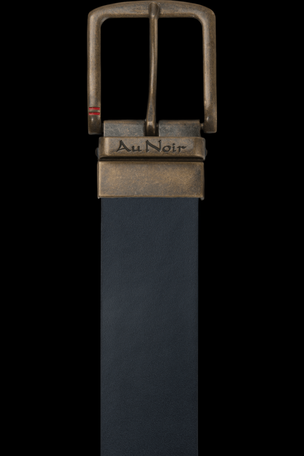 CEINTURE RÉVERSIBLE | STRAUSS BRASS, tan - navy - AU NOIR