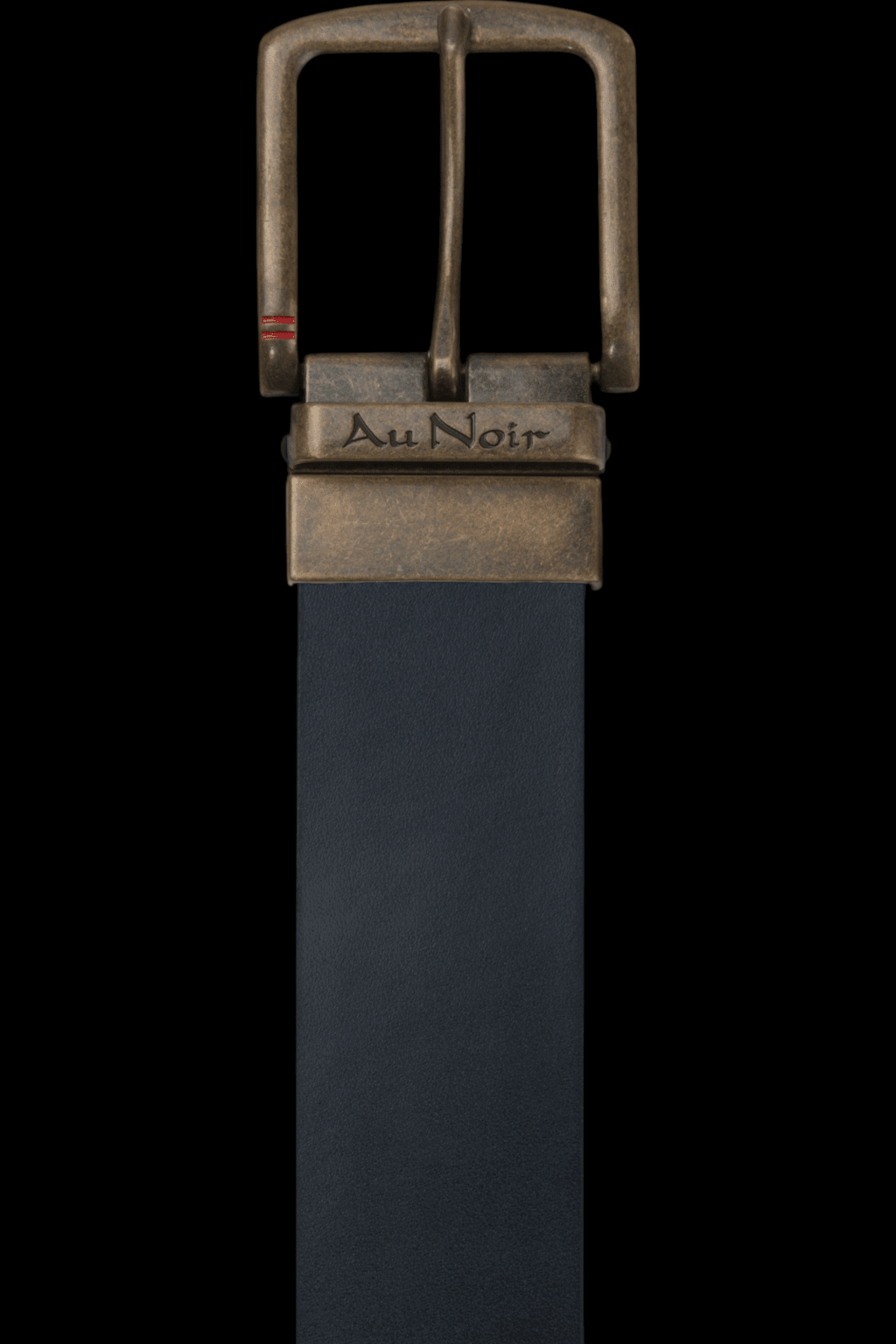 CEINTURE RÉVERSIBLE | STRAUSS BRASS, tan-navy - AU NOIR