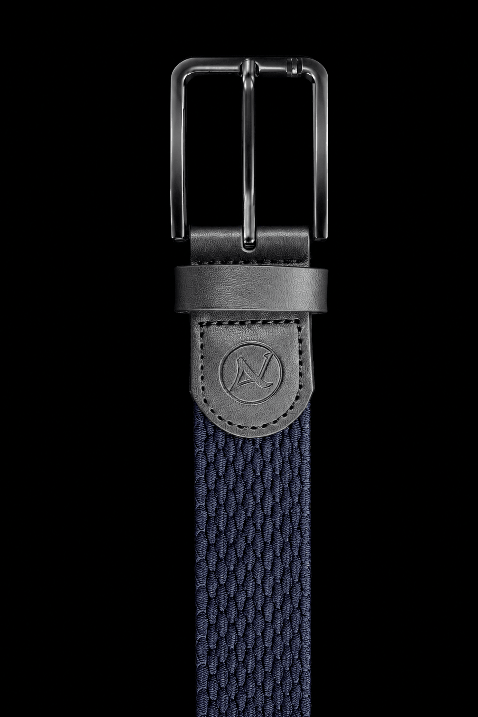 CEINTURE TRESSÉE | MANGUSTA, NAVY GUNMETAL - AU NOIR