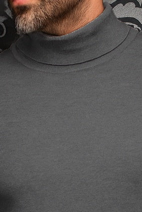 CHANDAIL EN LAINE MÉRINOS | ARKANES, Dark Grey - AU NOIR