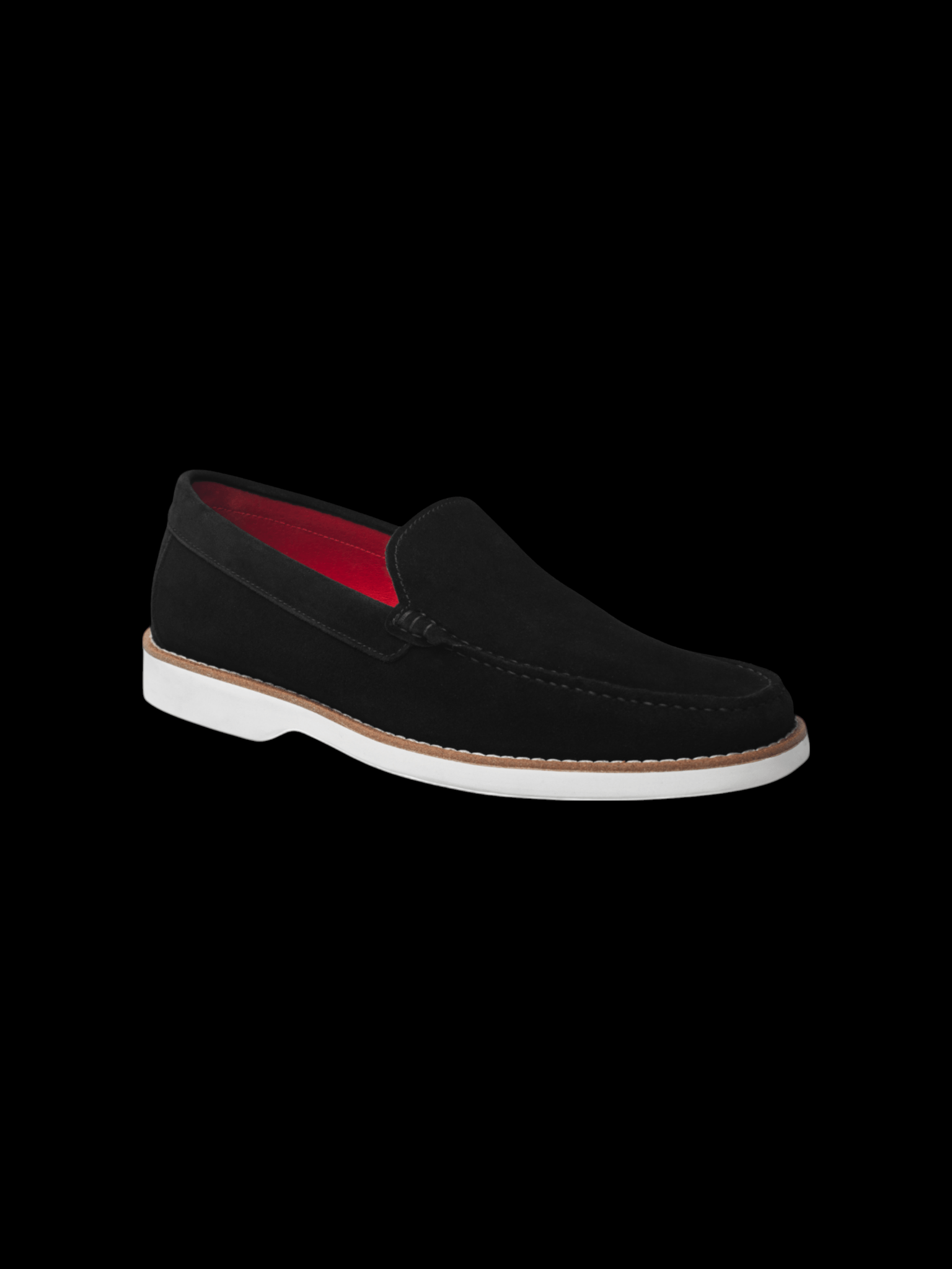 CHAUSSURE SUEDE LOAFER | DANDRIDGE, Black - AU NOIR