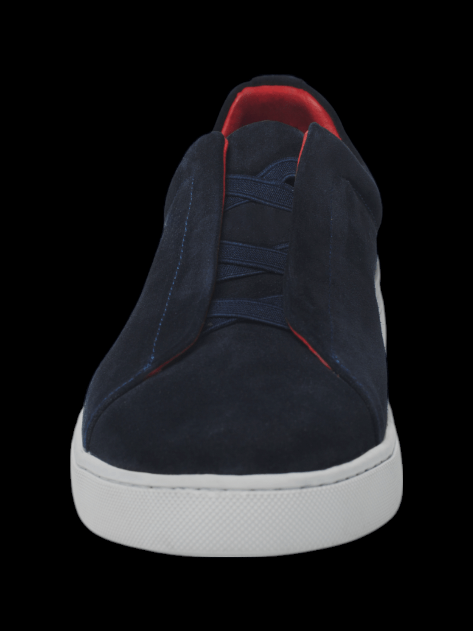 CHAUSSURE SUEDE SLIP - ON | CLIFT, Navy - AU NOIR
