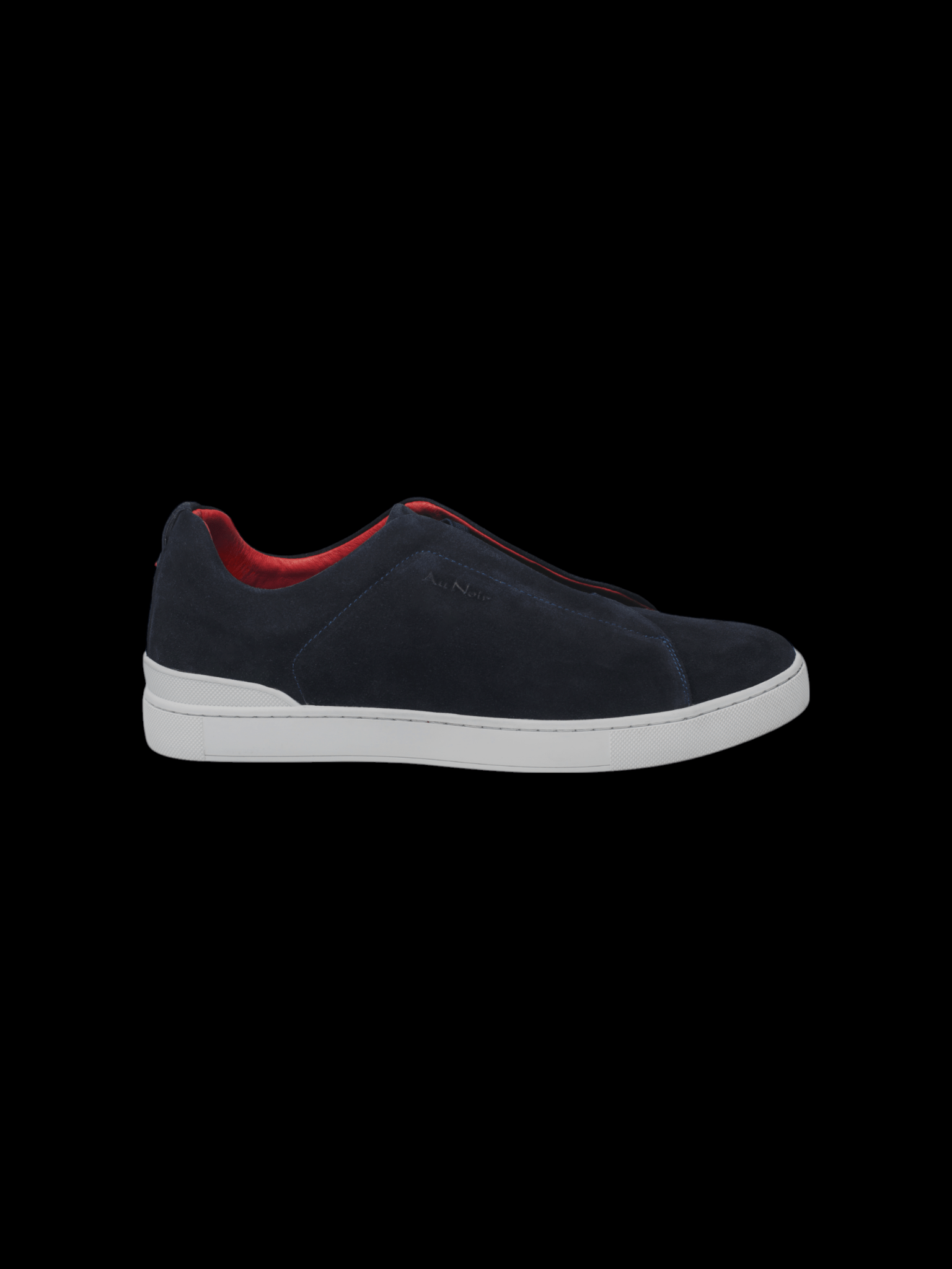 CHAUSSURE SUEDE SLIP - ON | CLIFT, Navy - AU NOIR