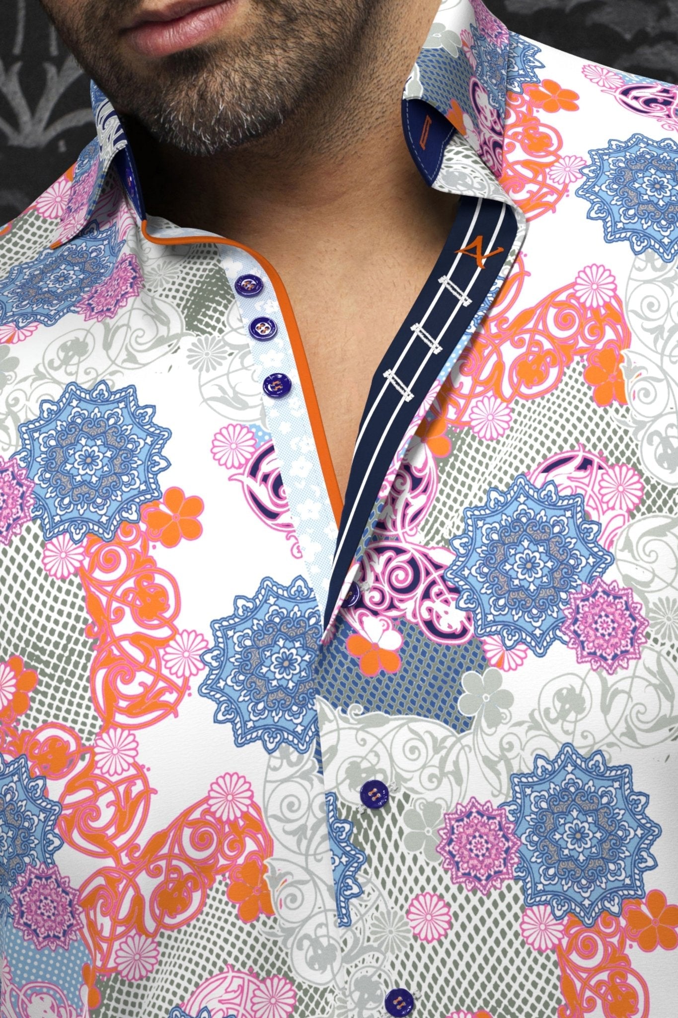 CHEMISE | ALBORI, White Multi - AU NOIR
