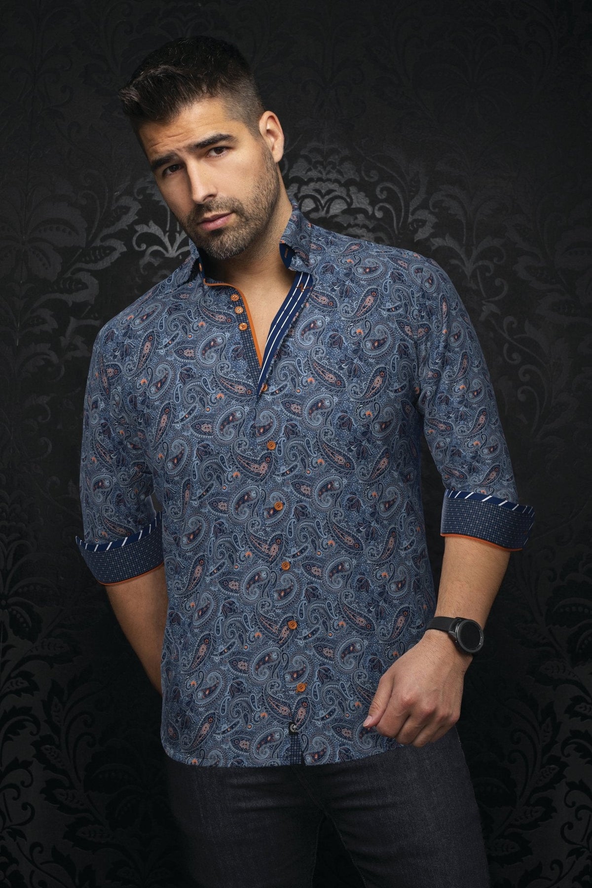 CHEMISE | ALTO, Navy - AU NOIR
