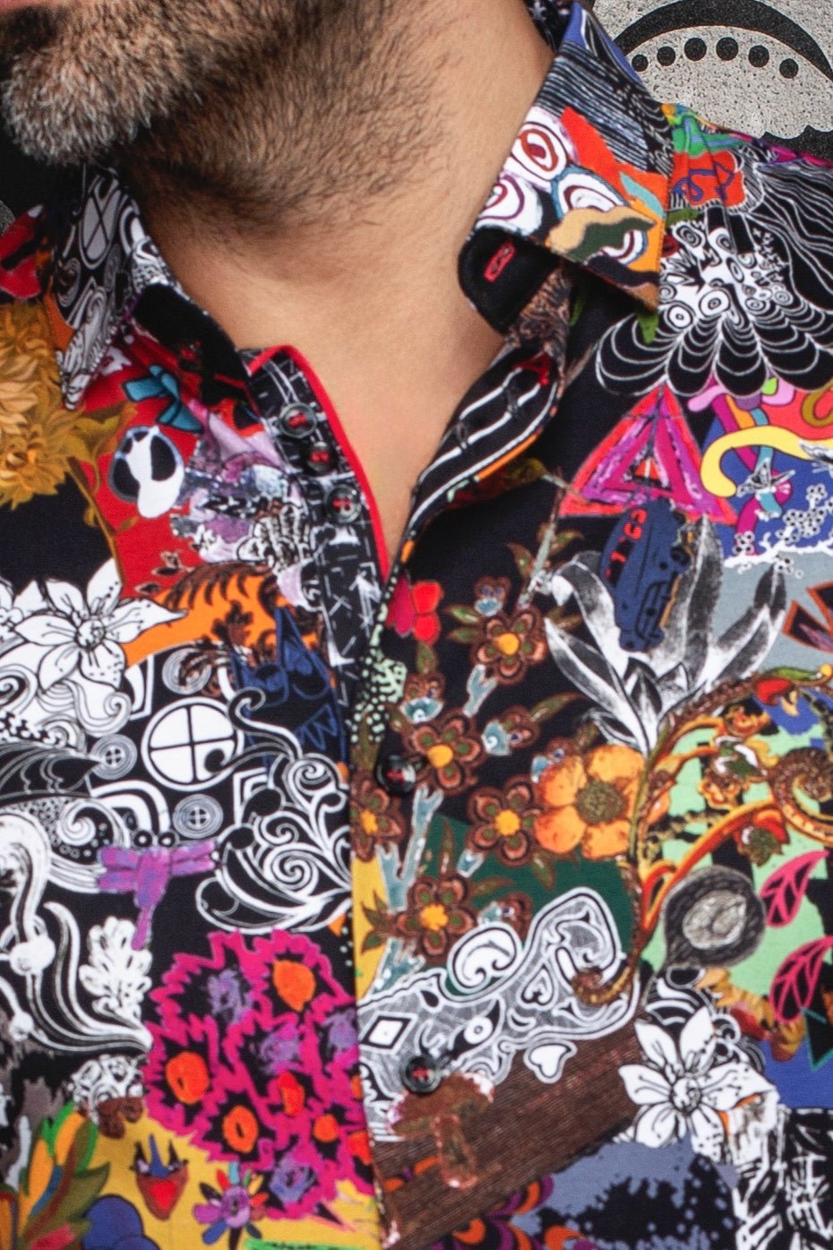 CHEMISE | BALZAR, Black Multi - AU NOIR