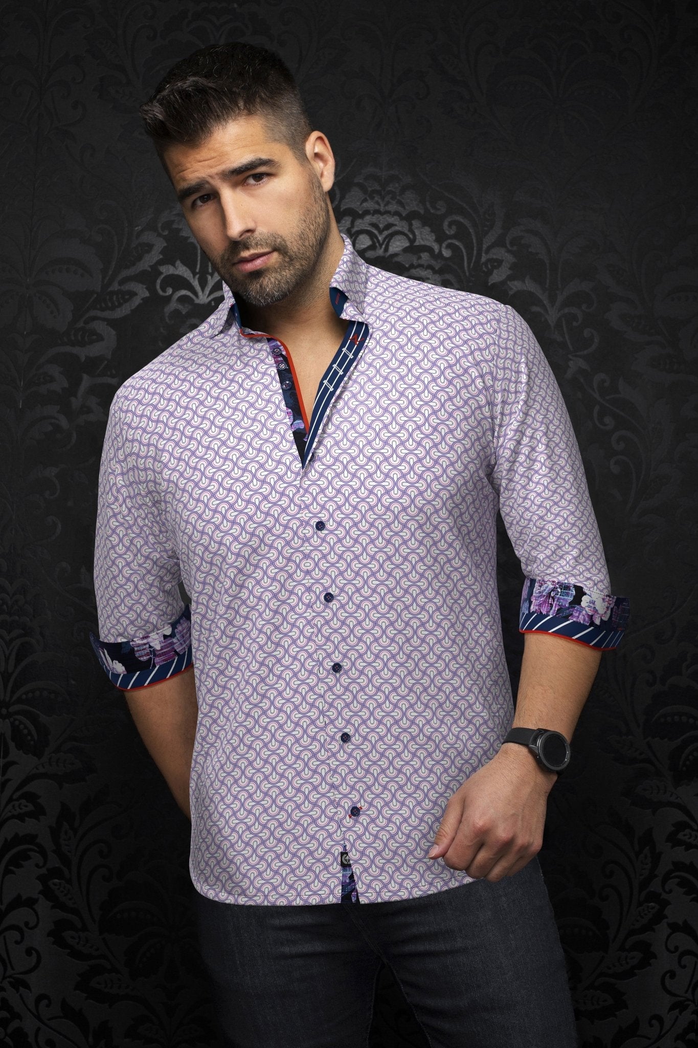 CHEMISE | BOSCO, Lavender - AU NOIR