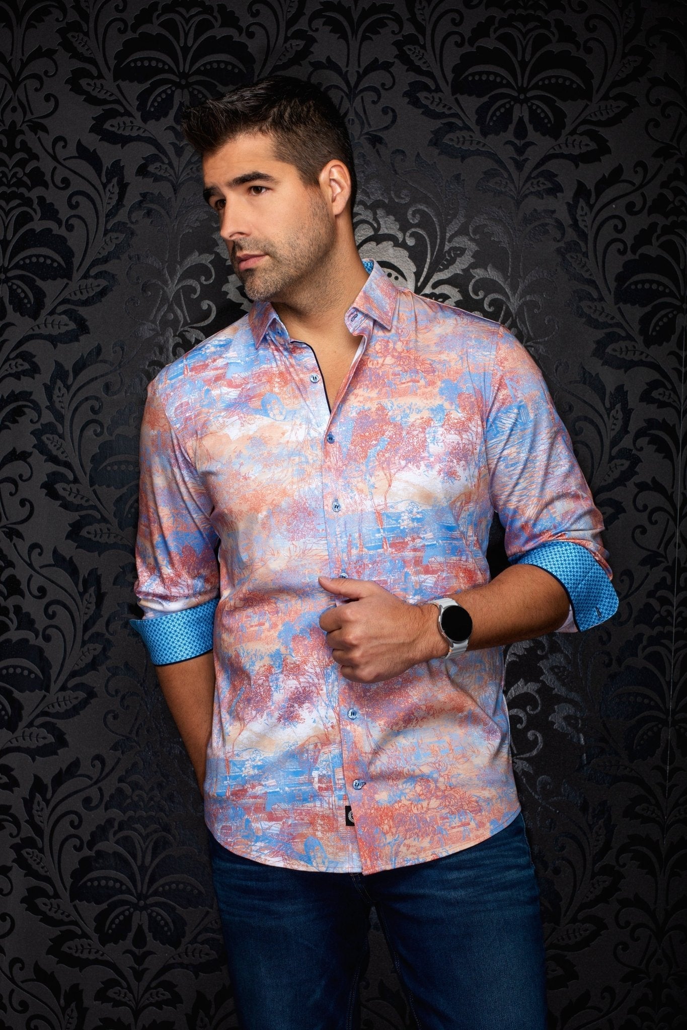 CHEMISE | BREEZE, Orange - AU NOIR