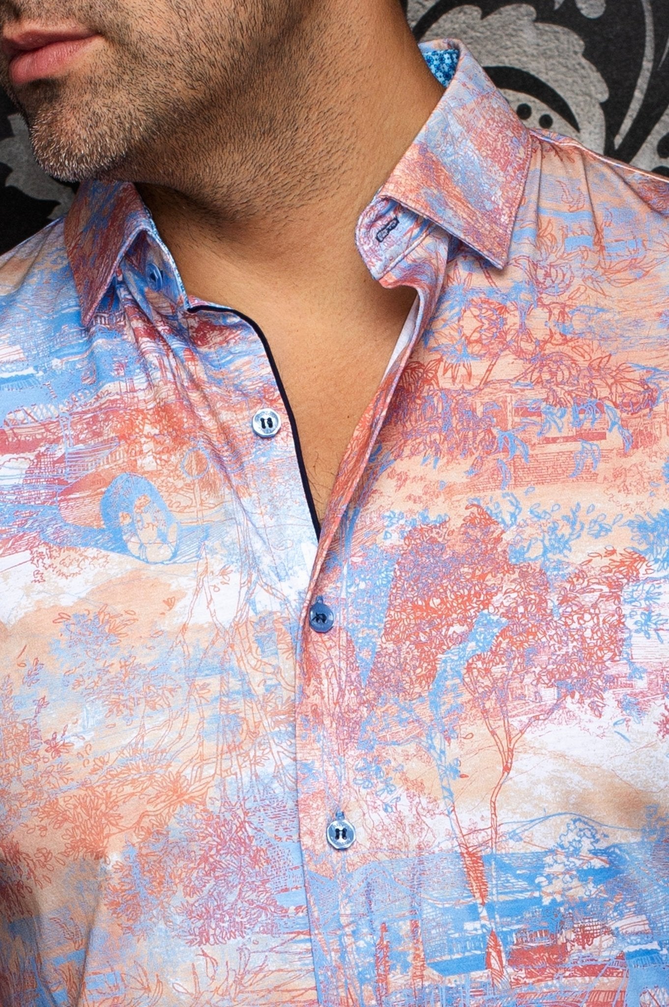 CHEMISE | BREEZE, Orange - AU NOIR