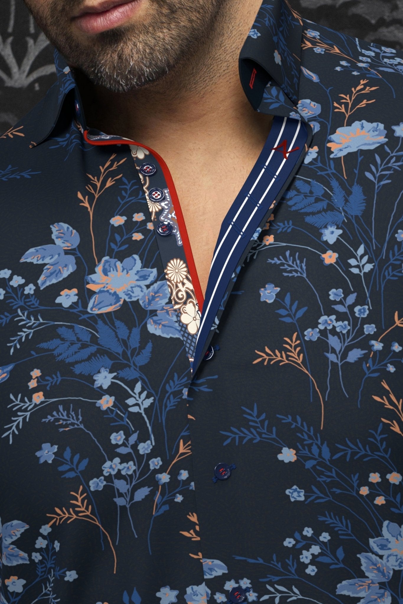 CHEMISE | BRENNER, Navy - AU NOIR