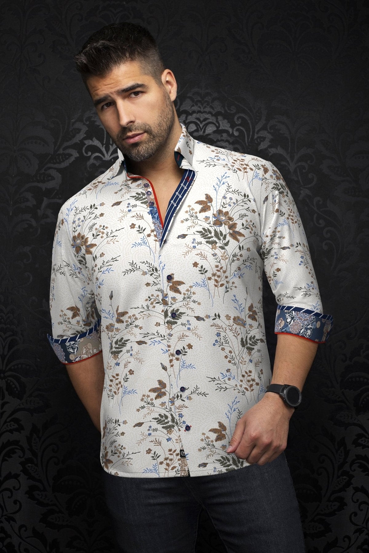 CHEMISE | BRENNER, Stone - AU NOIR