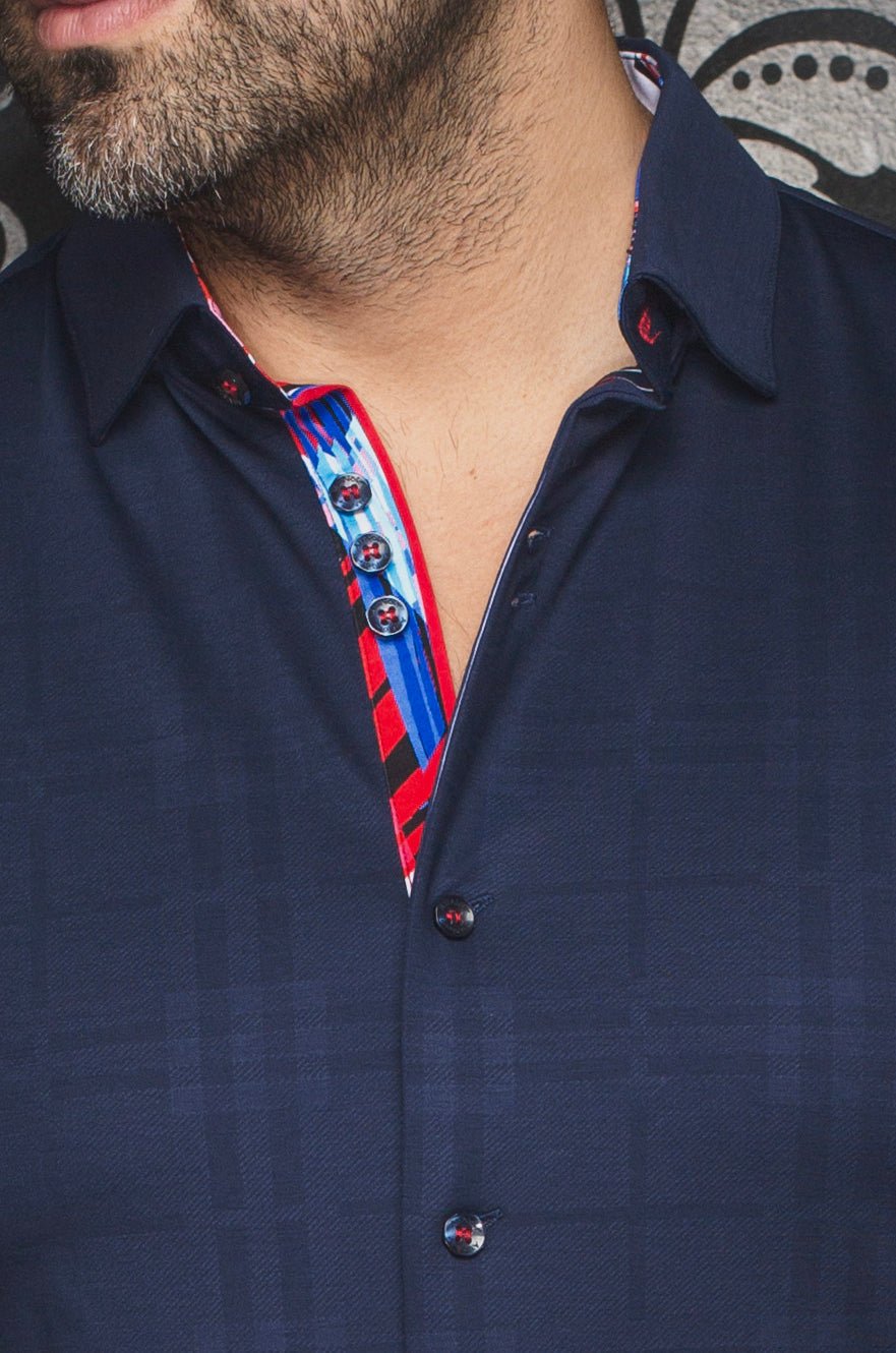 CHEMISE | CAPAZZA, Navy - AU NOIR