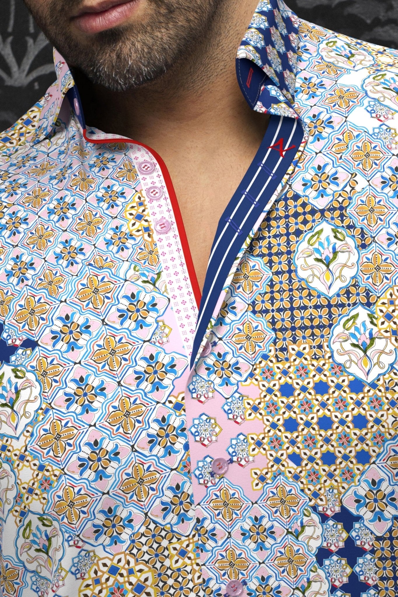 CHEMISE | CARLSON, Pink - AU NOIR