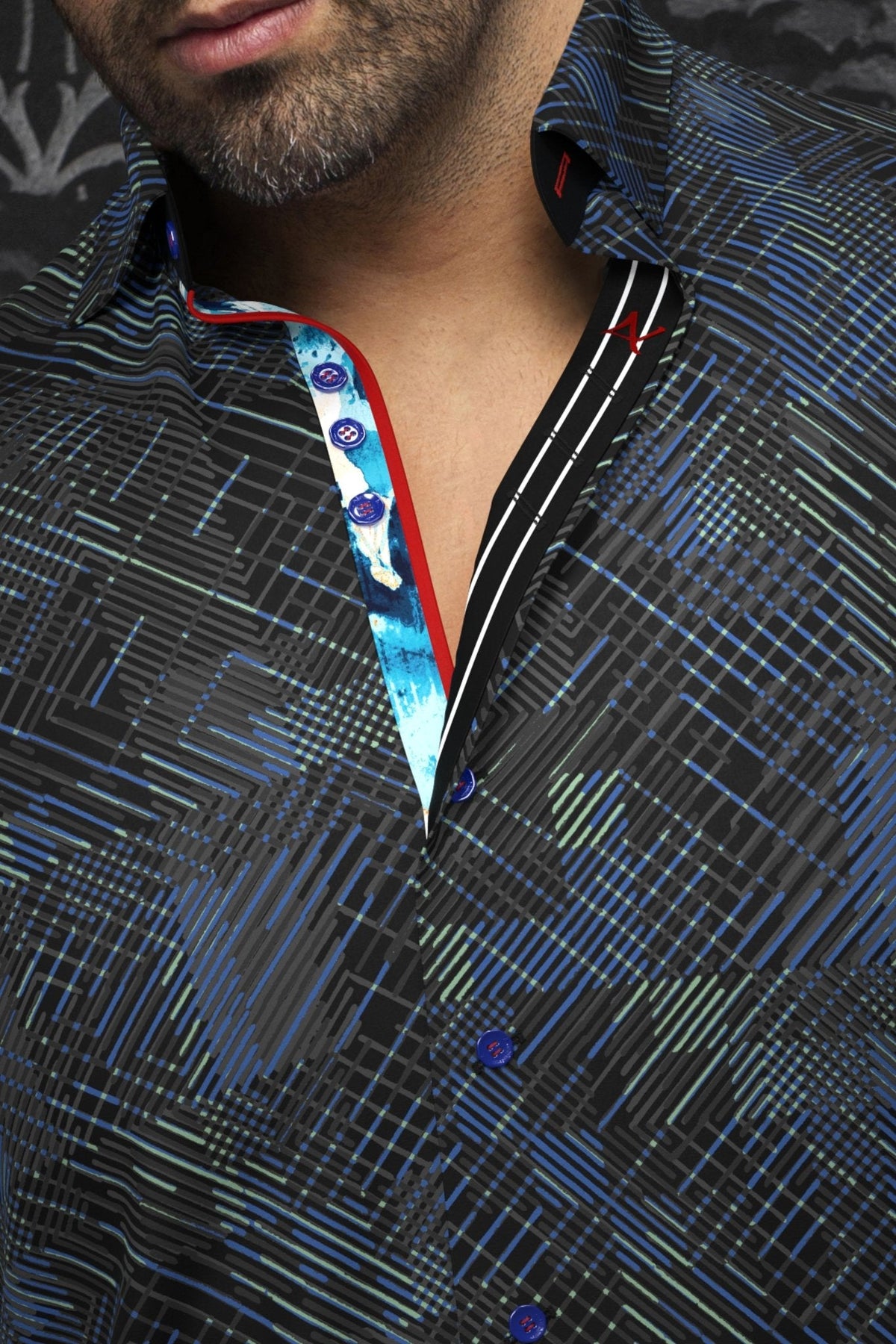 CHEMISE | CLARKE, Black Mint - AU NOIR