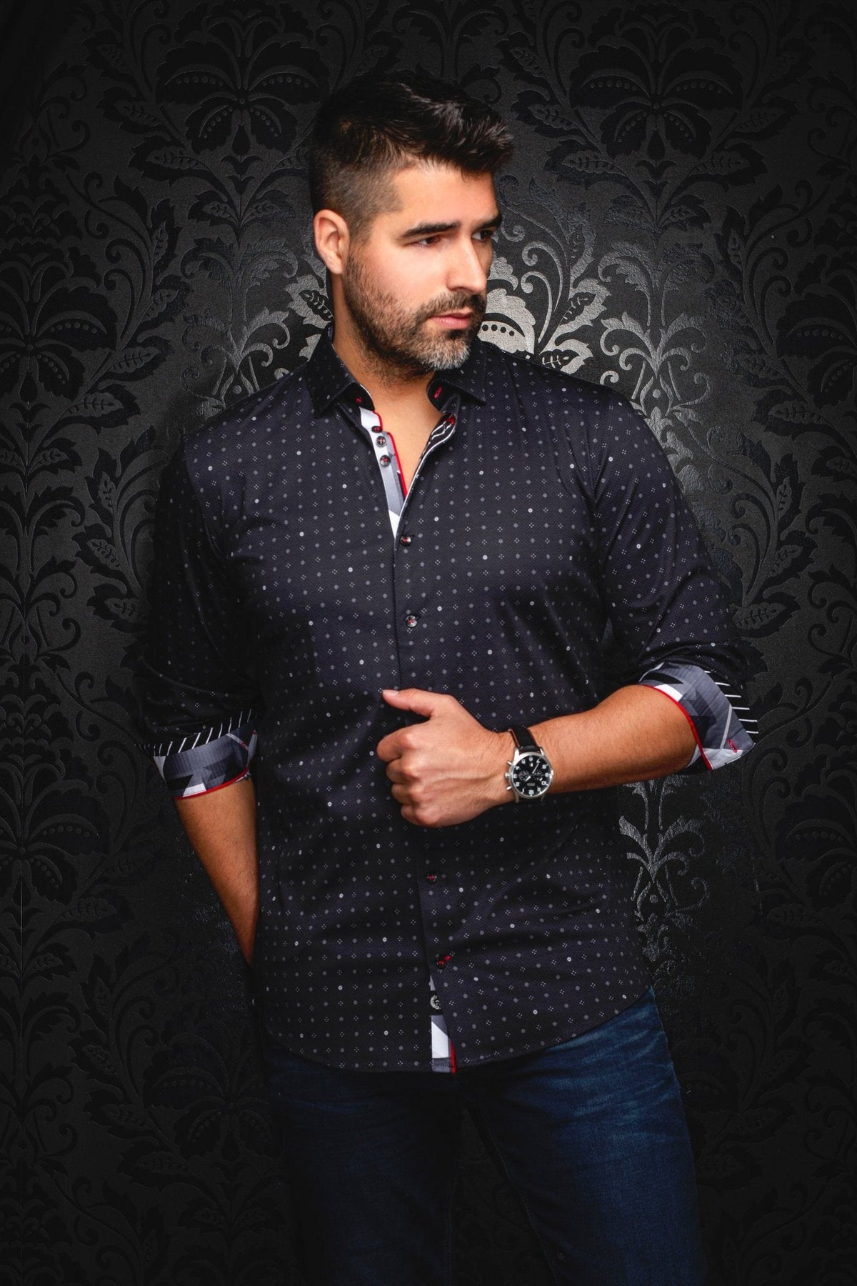 CHEMISE | CLYDE, Black - AU NOIR