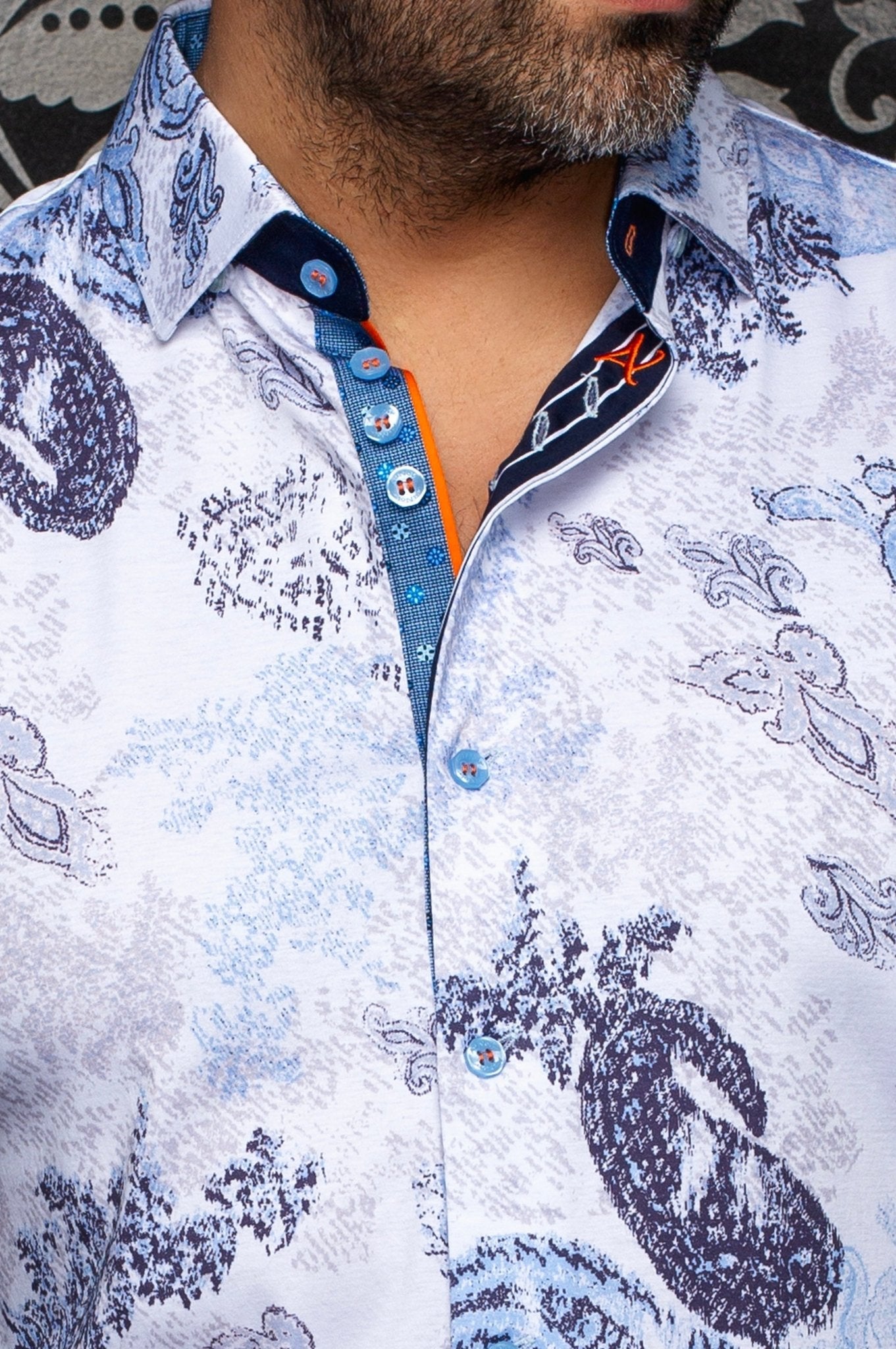 CHEMISE | DAWNSTONE, Blue - AU NOIR