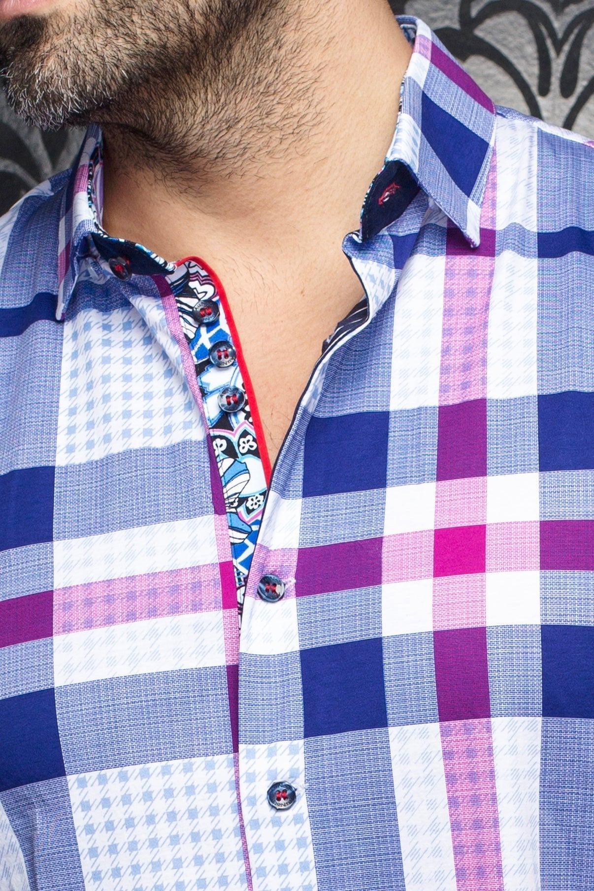 CHEMISE | DEBUSSY, White Fuschia - AU NOIR