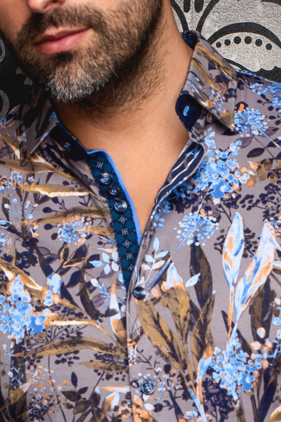 CHEMISE | DEVEREAUX, Grey - AU NOIR