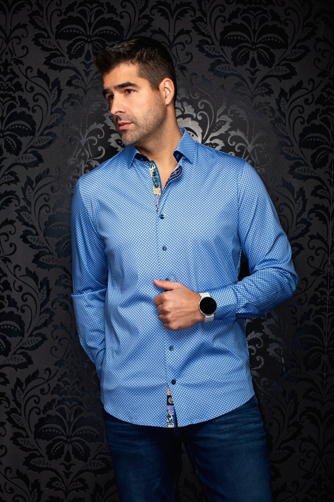 CHEMISE | ELVARIS, Light Blue - AU NOIR